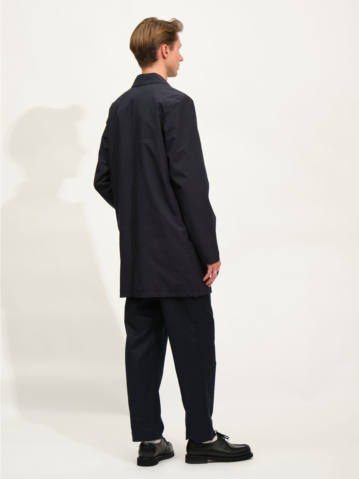 Technical Coat | Navy Blue