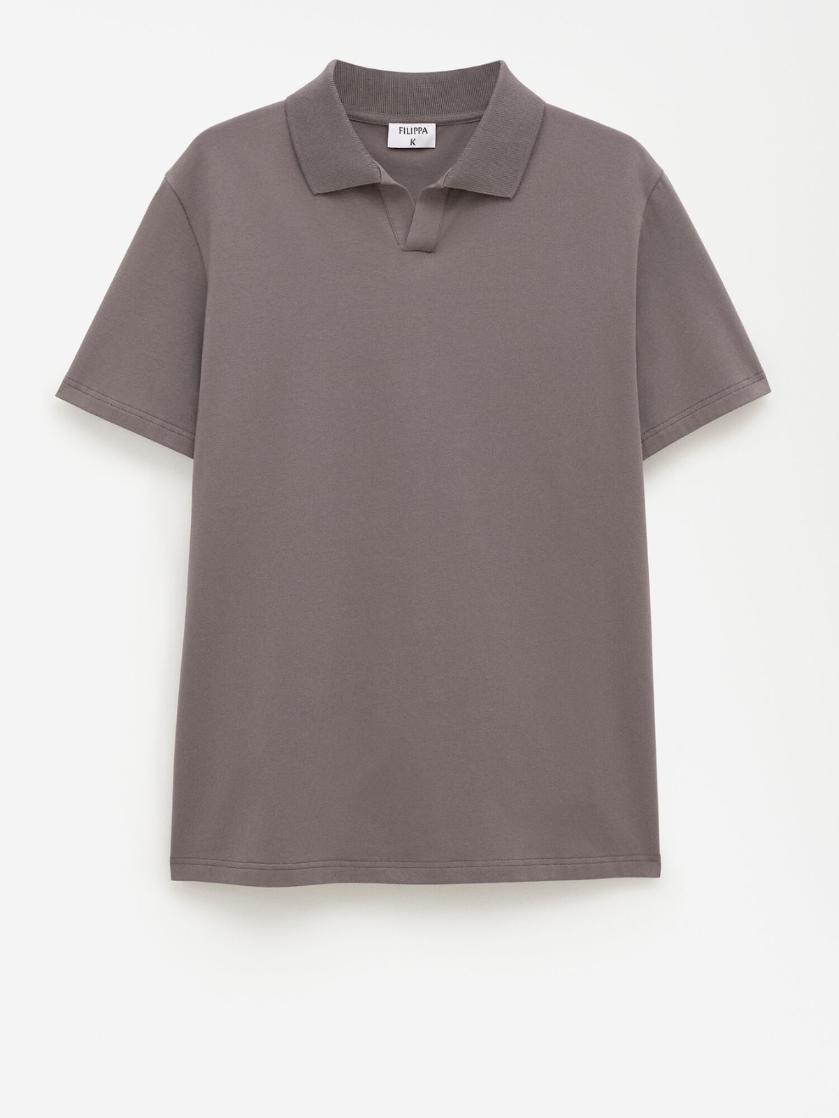 Stretch Cotton Polo T-shirt | Dark Sage