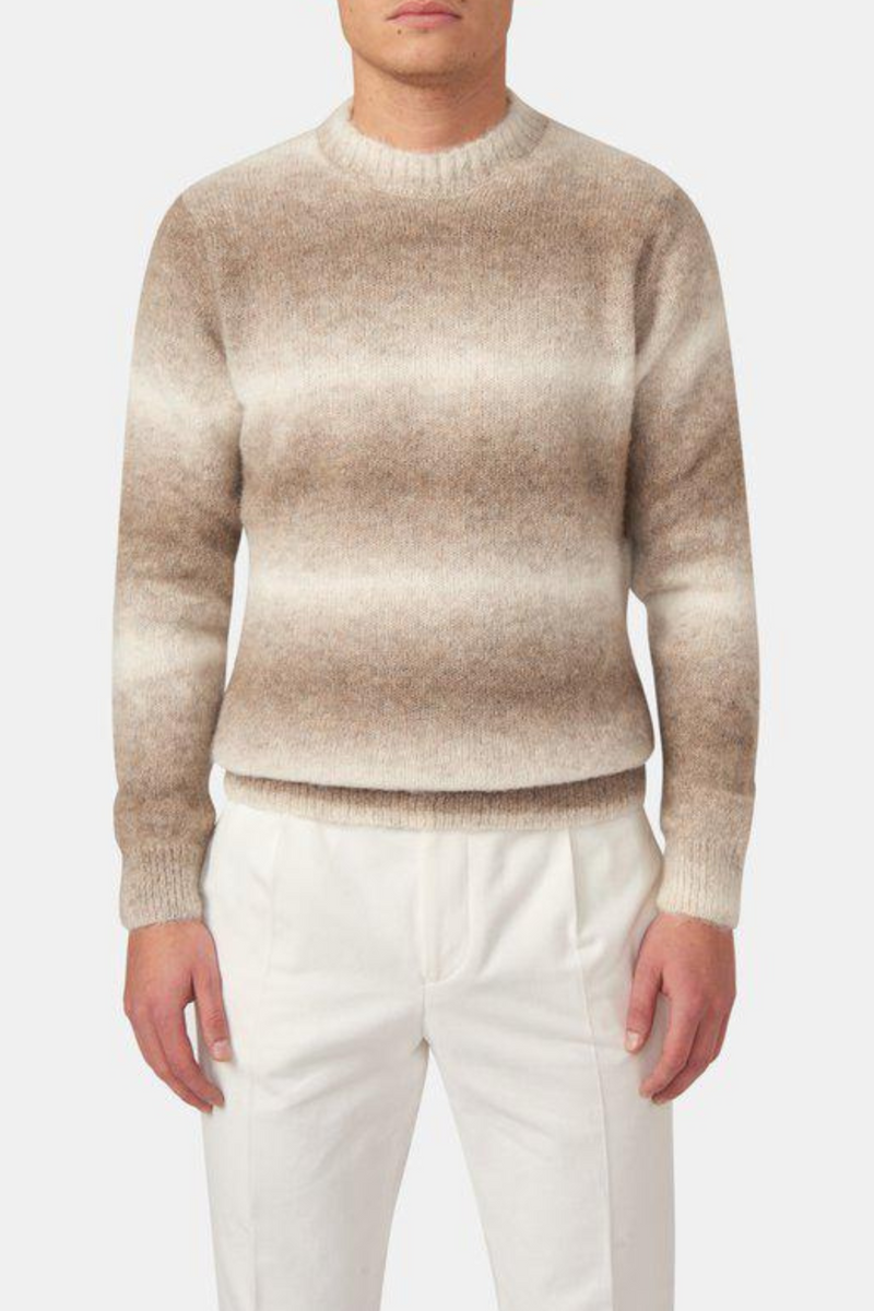 Valter Roundneck | Almond/Beige