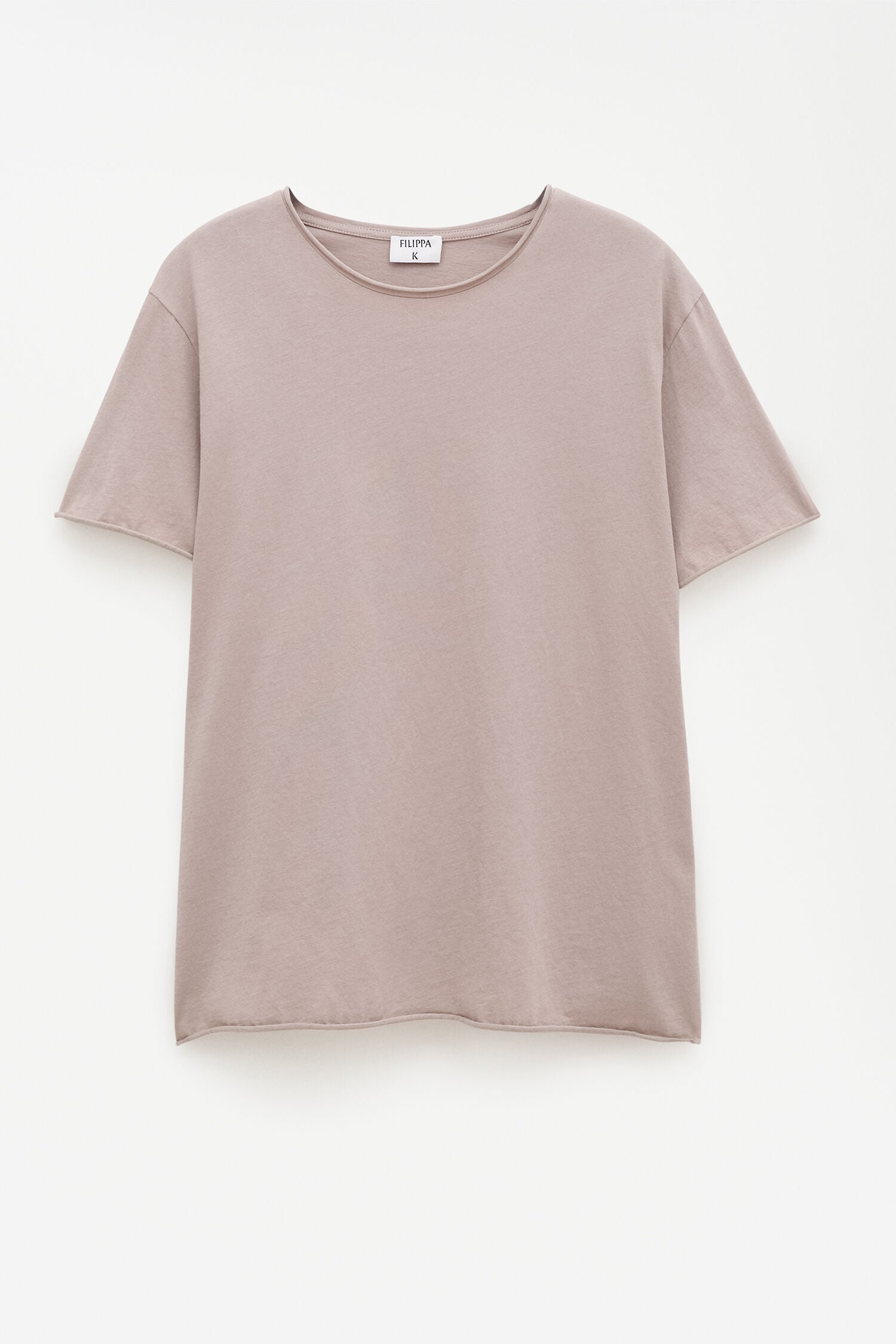 Roll Neck Tee | Faded Khaki