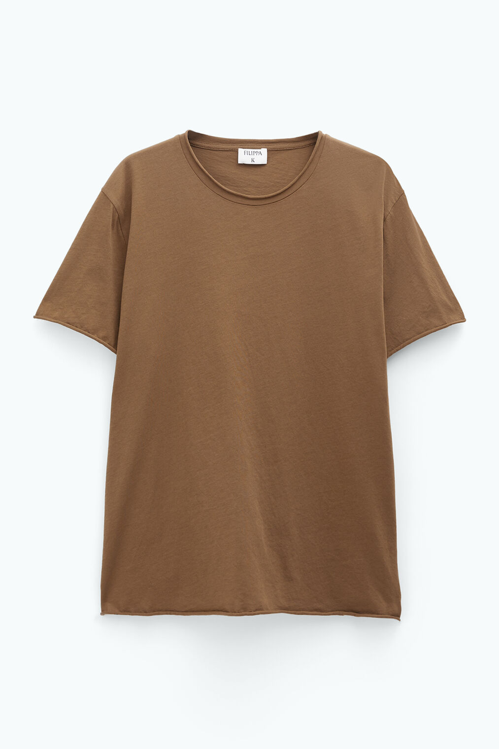 Roll Neck Tee | Bronze Green