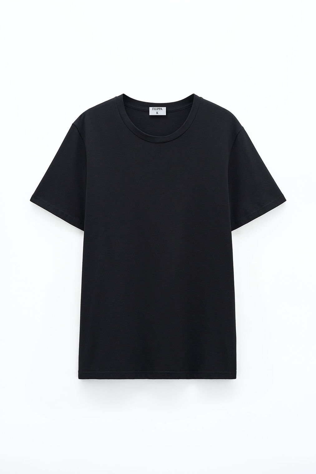 Stretch Cotton Tee | Black