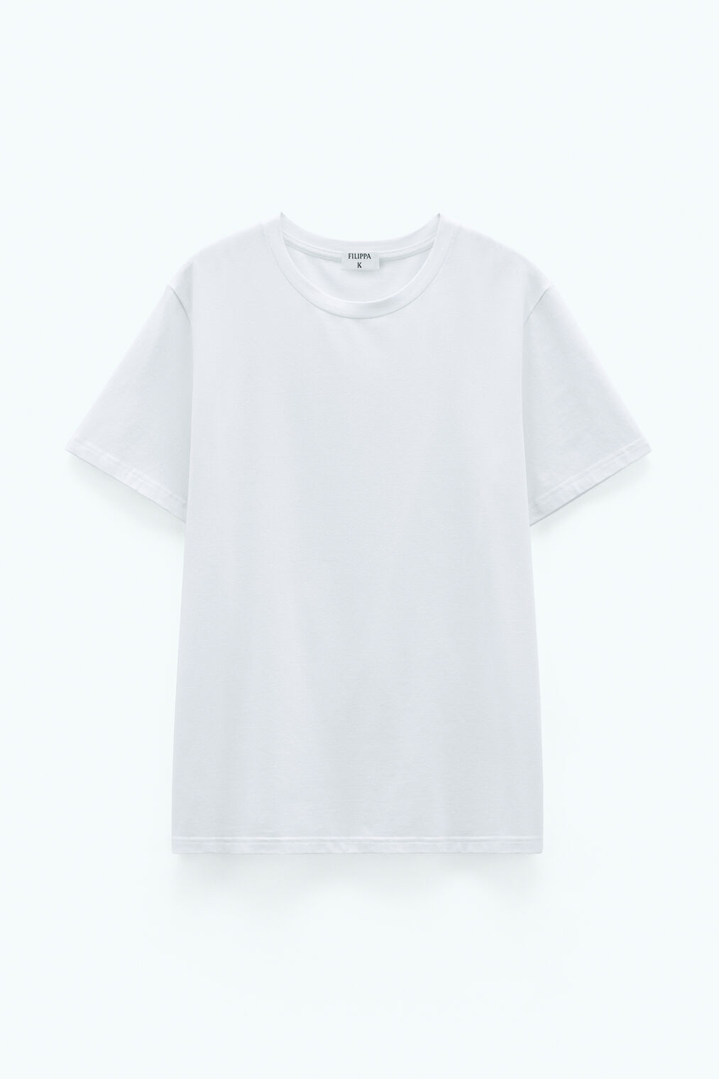 Stretch Cotton Tee | White