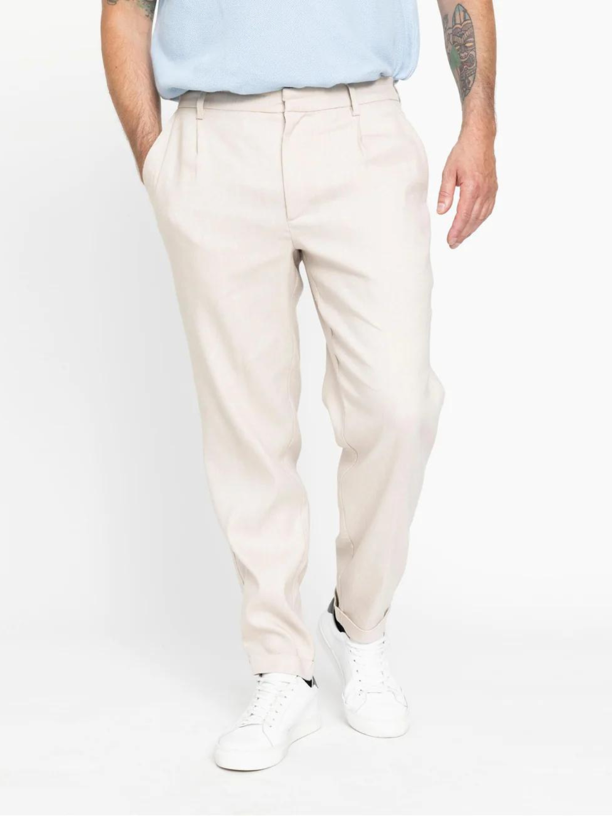 Arthur Pants | Sand Linen