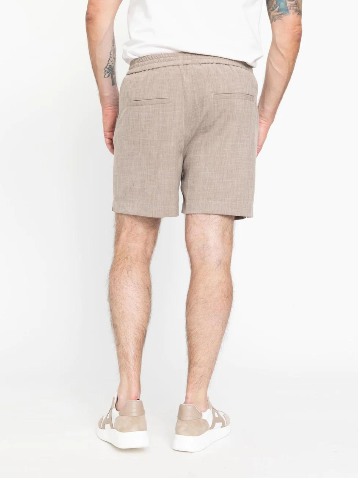 Turi Shorts | Light Brown Melange