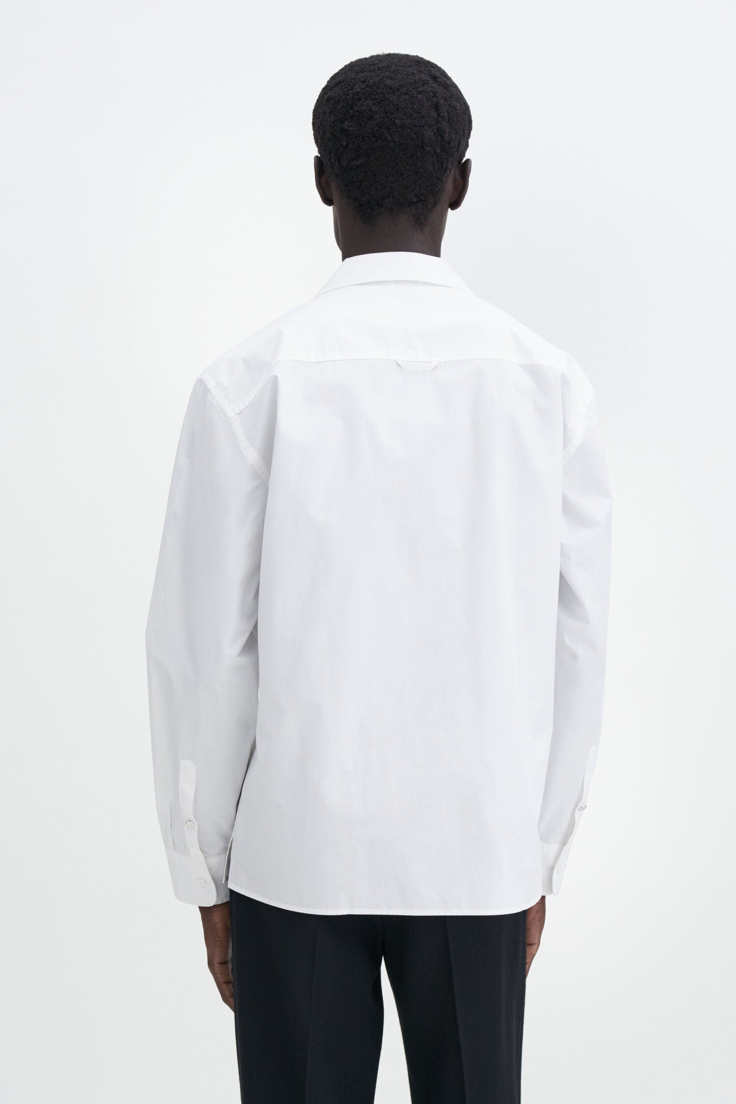 Relaxed Cotton Resort Shirt | White