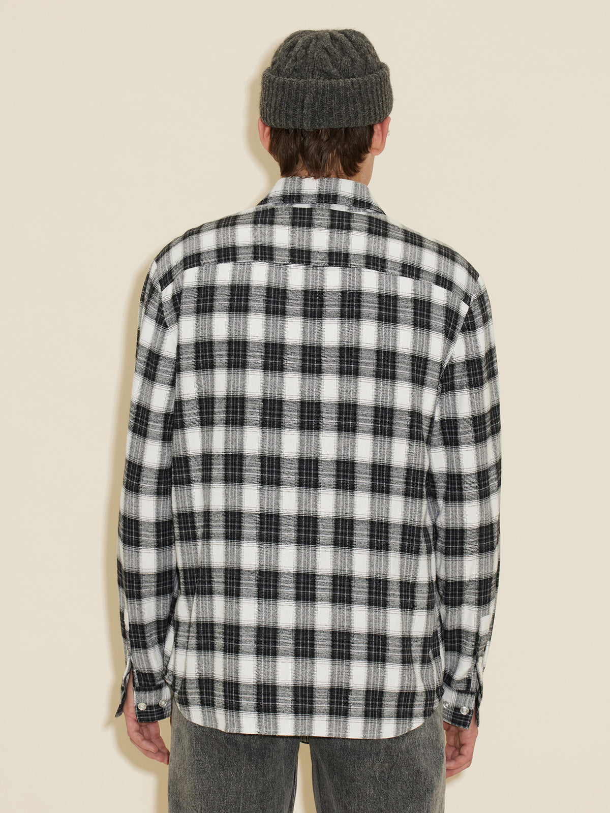 Elja Check Shirt | Black