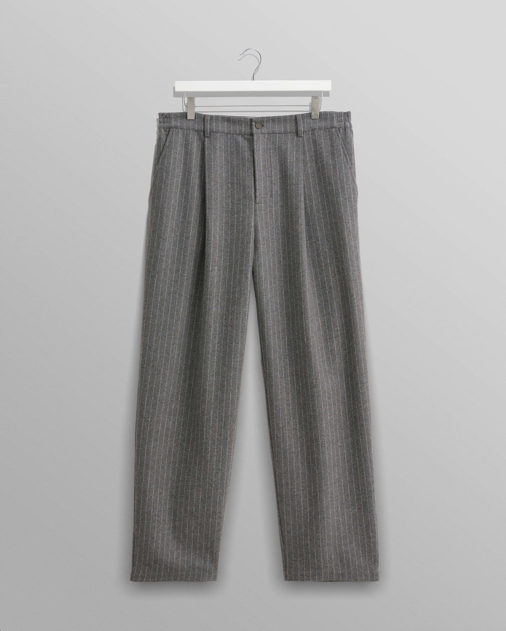 Malham Trouser Pinstripe | Charcoal