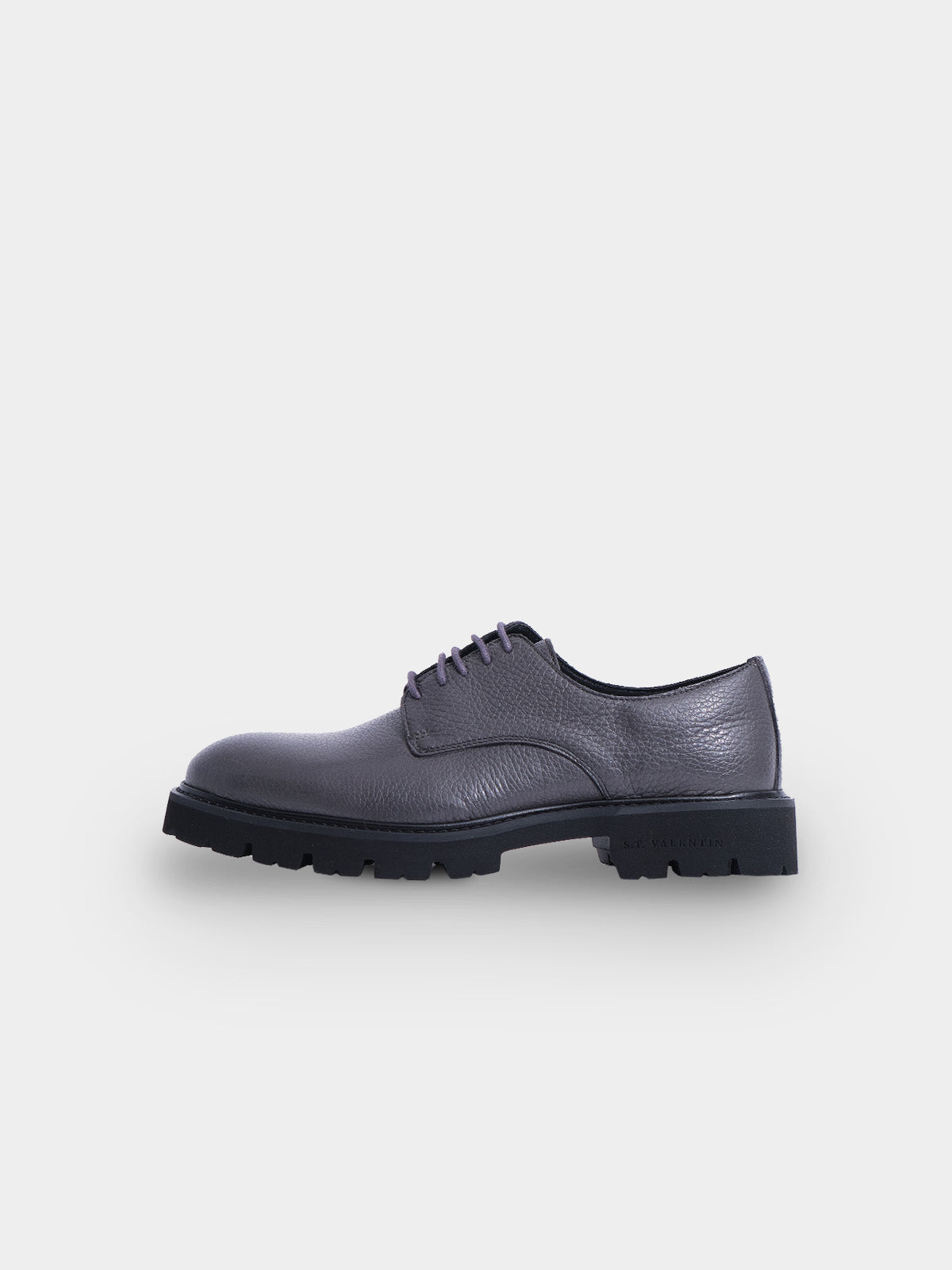 Lightweight Derby Shoe | Titanio Grained Leather