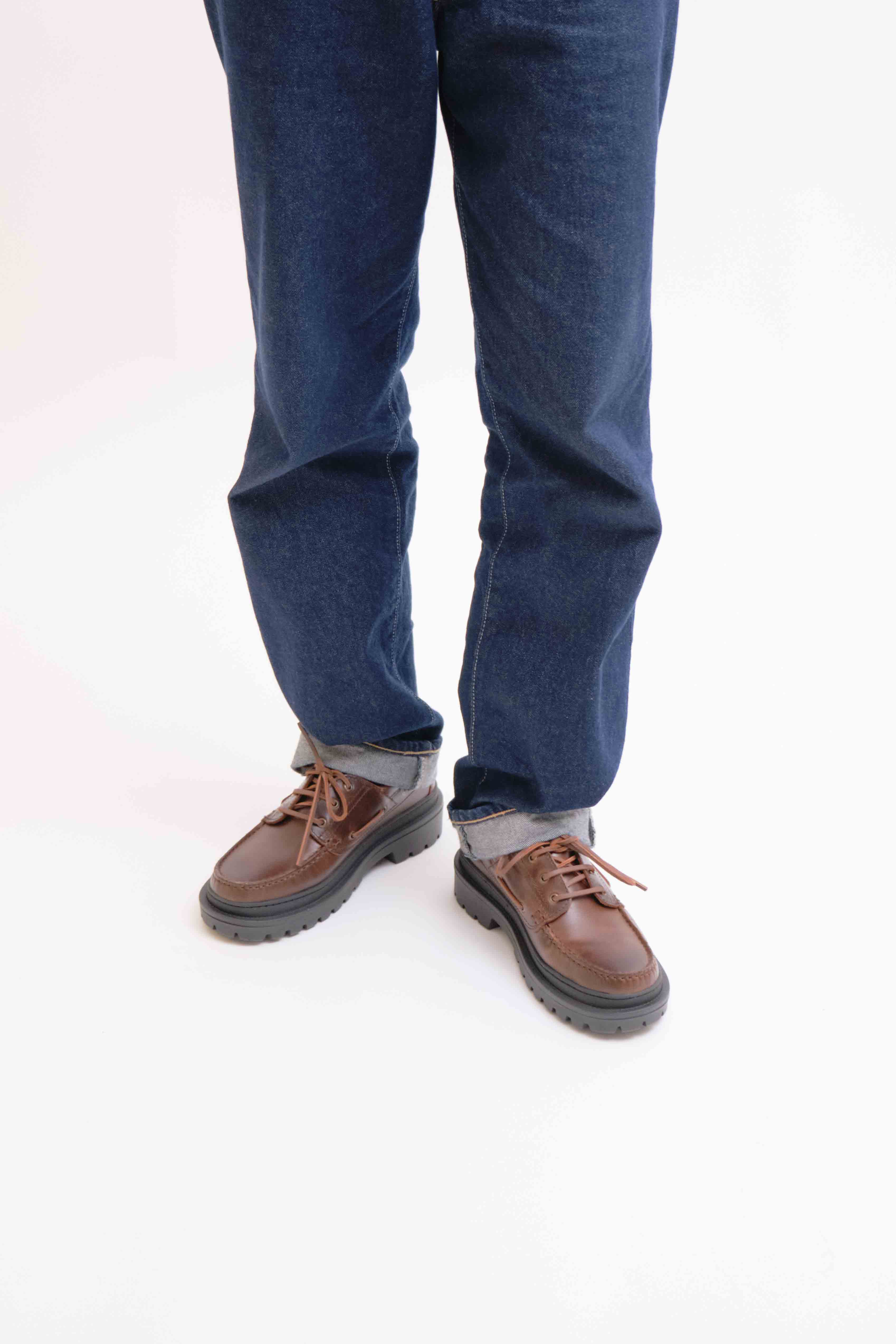 CHUNKY BOAT Shoe | BROWN