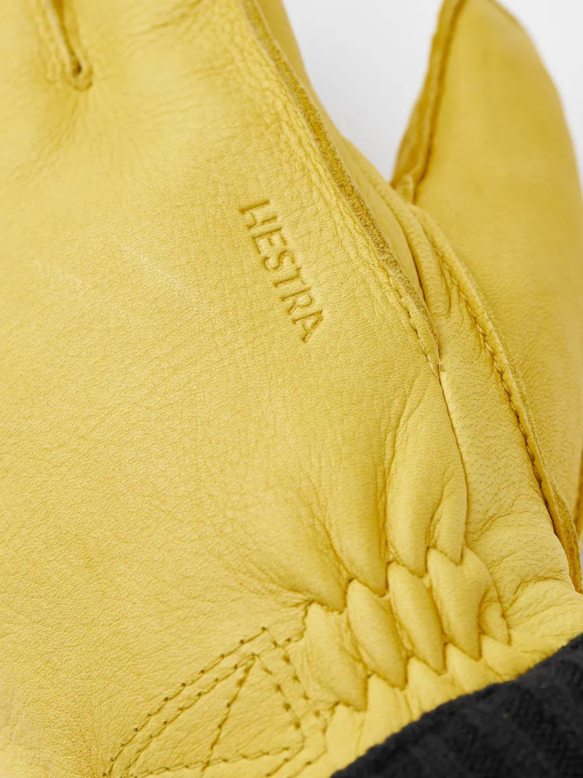 Deerskin Primaloft Rib Gloves  | Yellow