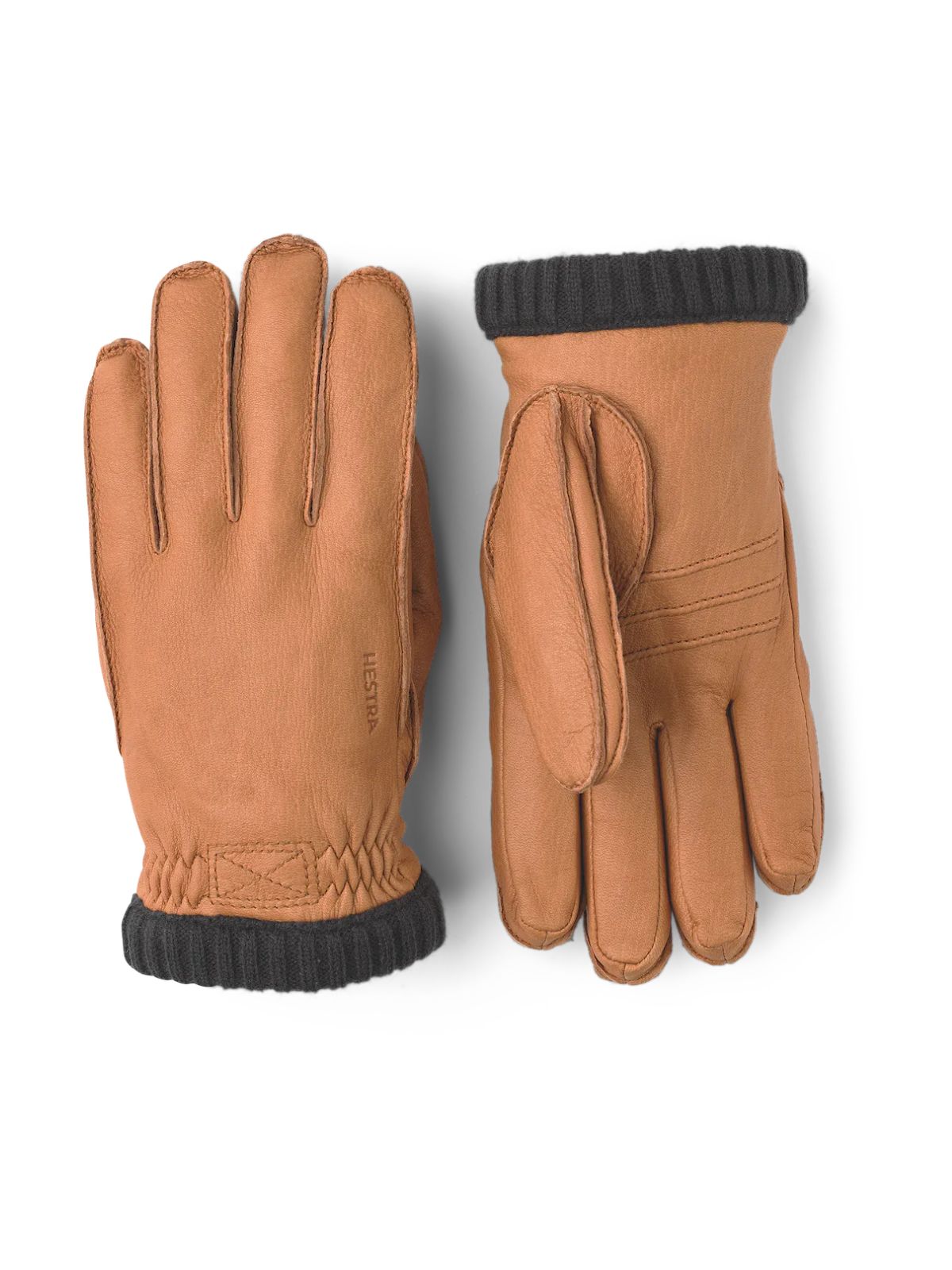 Deerskin Primaloft Rib Gloves  | Cork