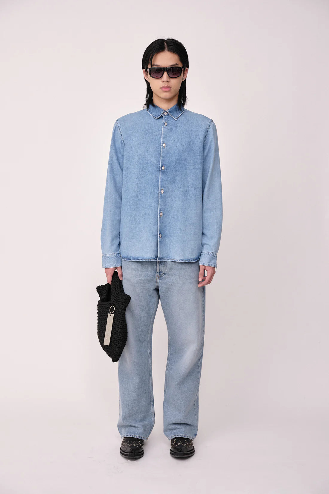 Adriel Denim Shirt | Glory Blue