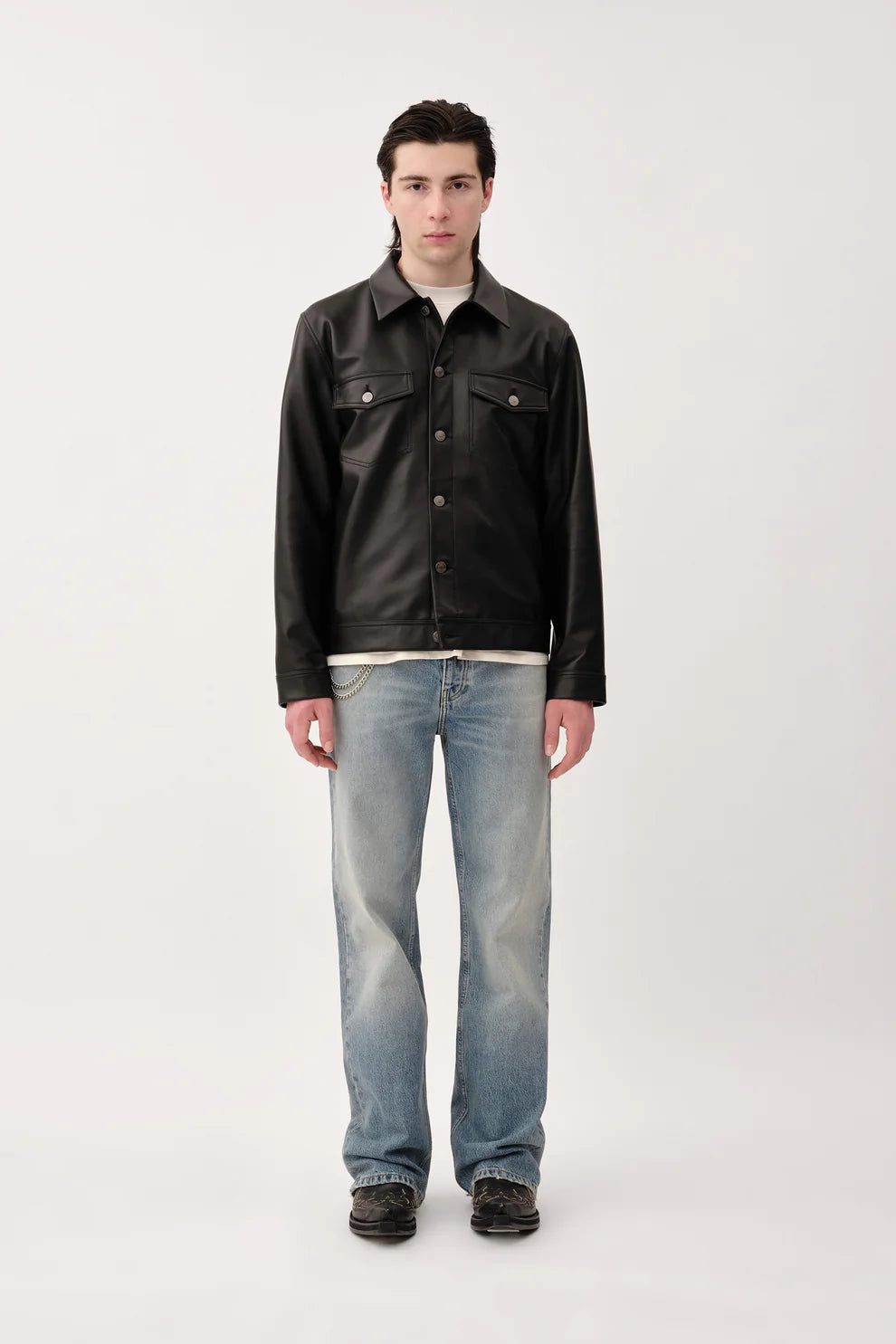 Clayton Leather Jacket | Black