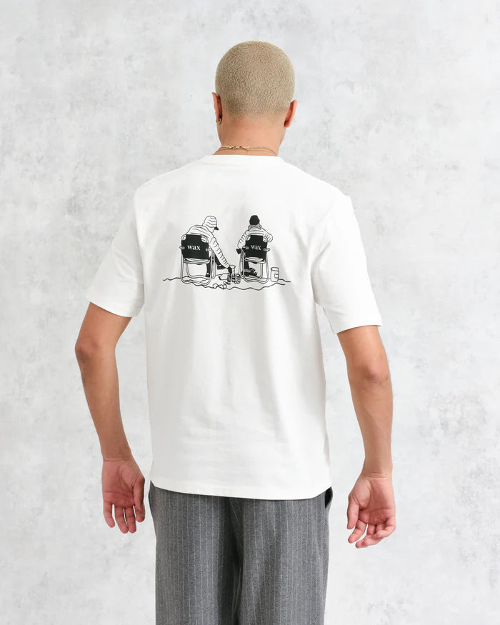 Dean Tee Outdoors Graphic | White