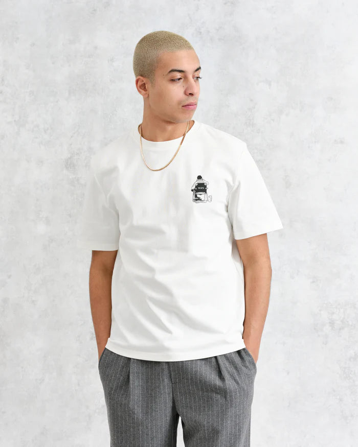 Dean Tee Outdoors Graphic | White