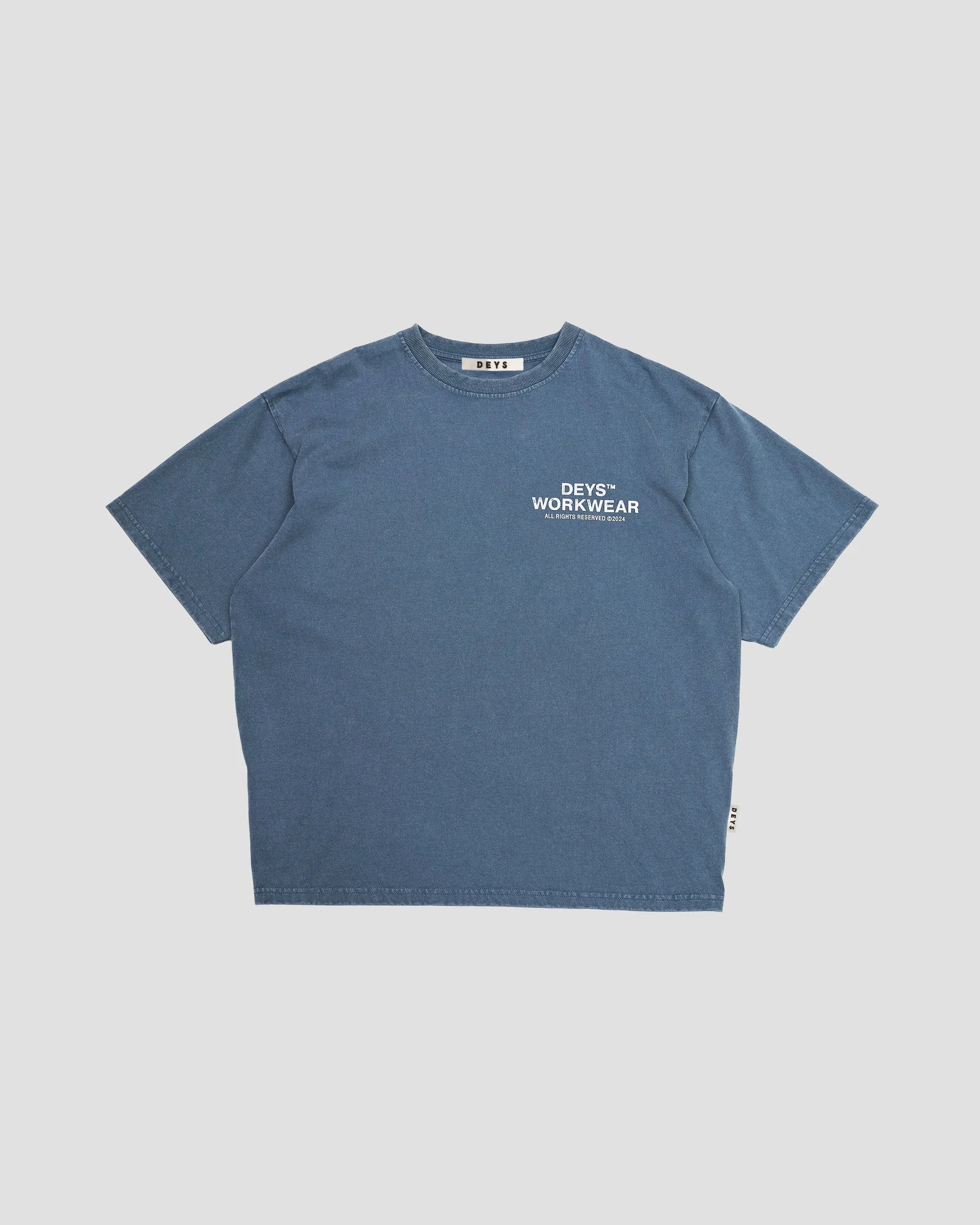 Hillside Tee - Washed Blue