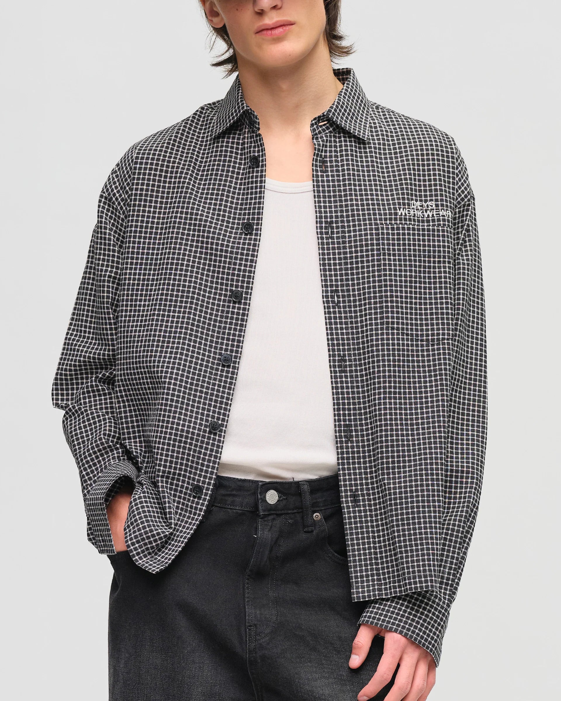 Bellflower Shirt - Black Check