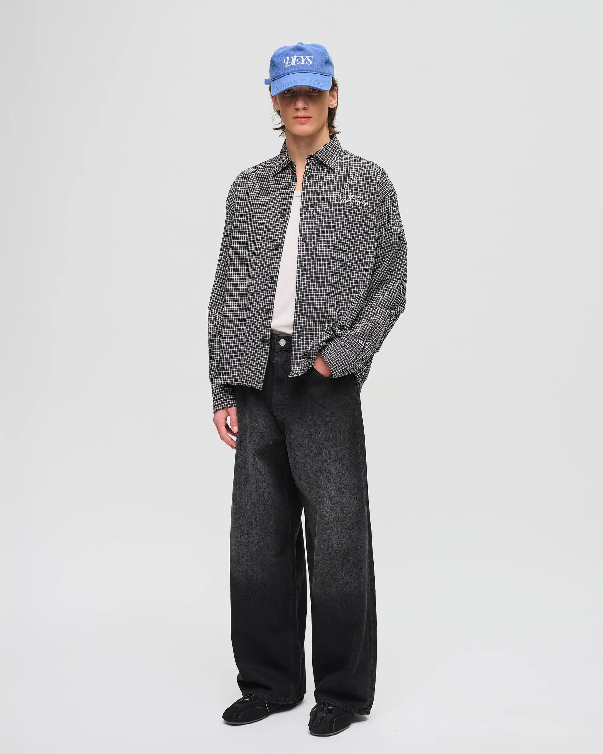 Bellflower Shirt - Black Check