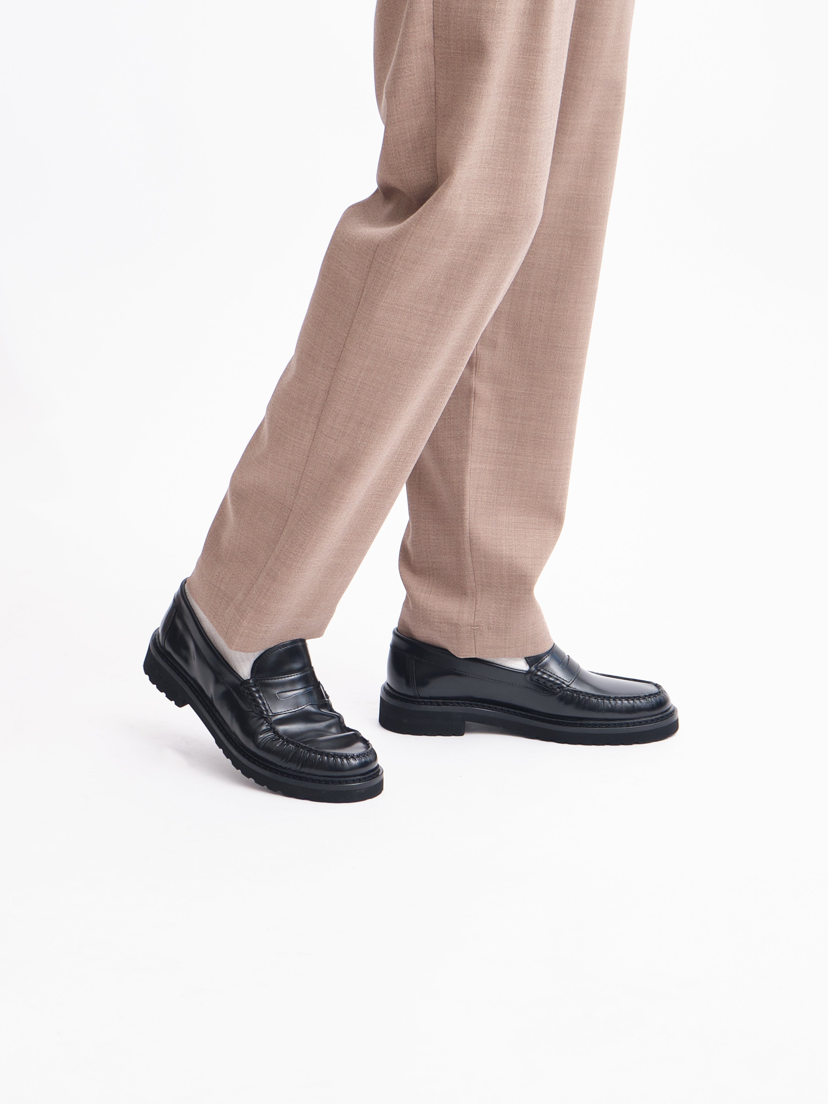 Lightweight Loafer | Black Polido