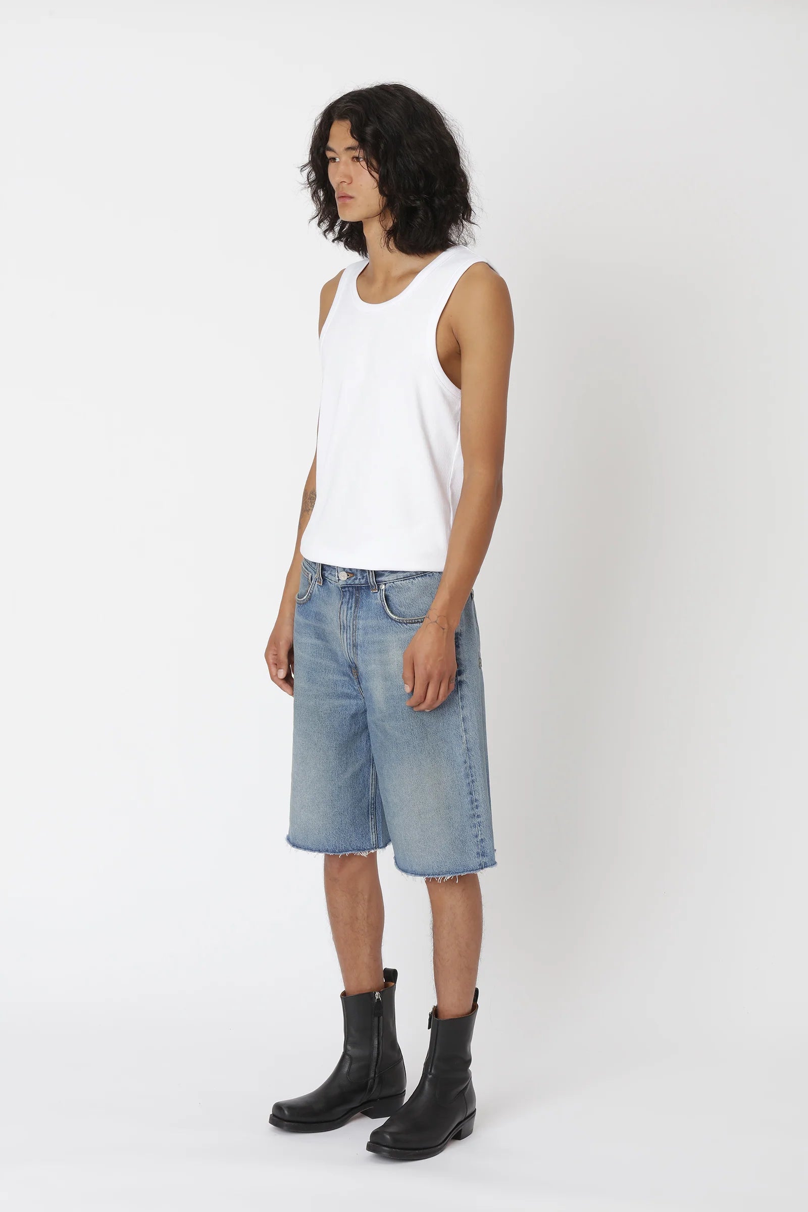 Kayce 80s Light Blue Shorts