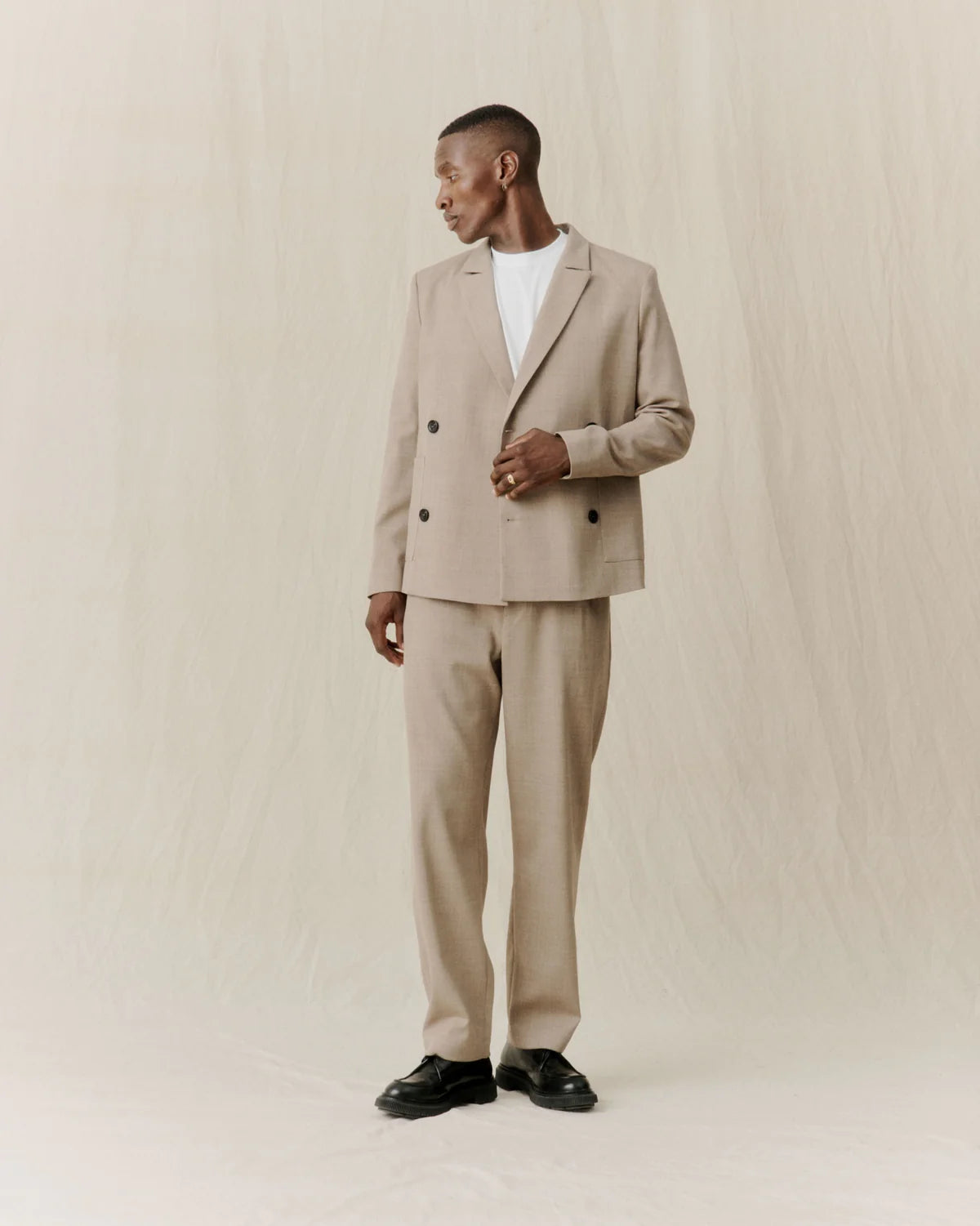 Public Blazer | Khaki Melange