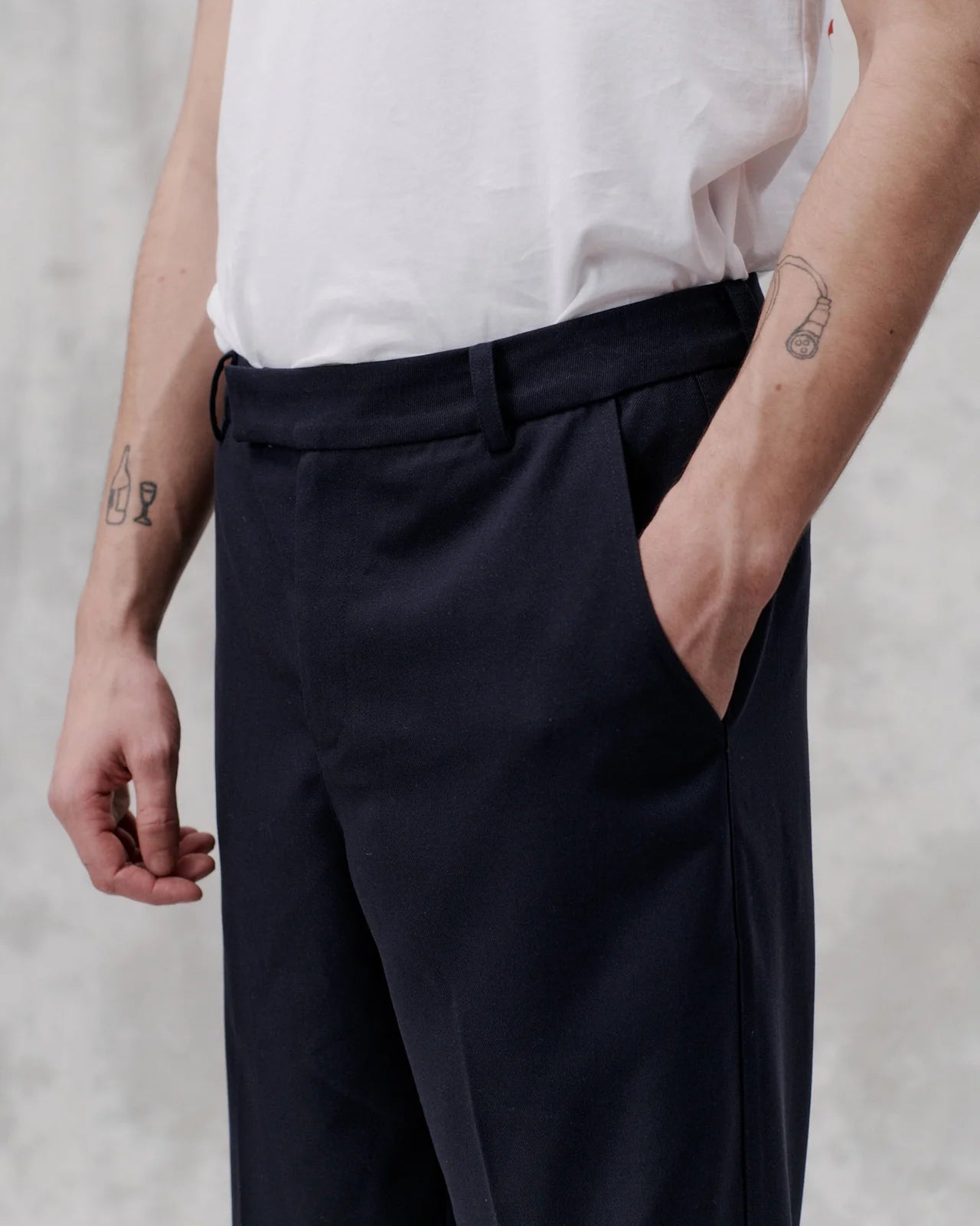 Decade Tailored Trousers 3619 | Navy
