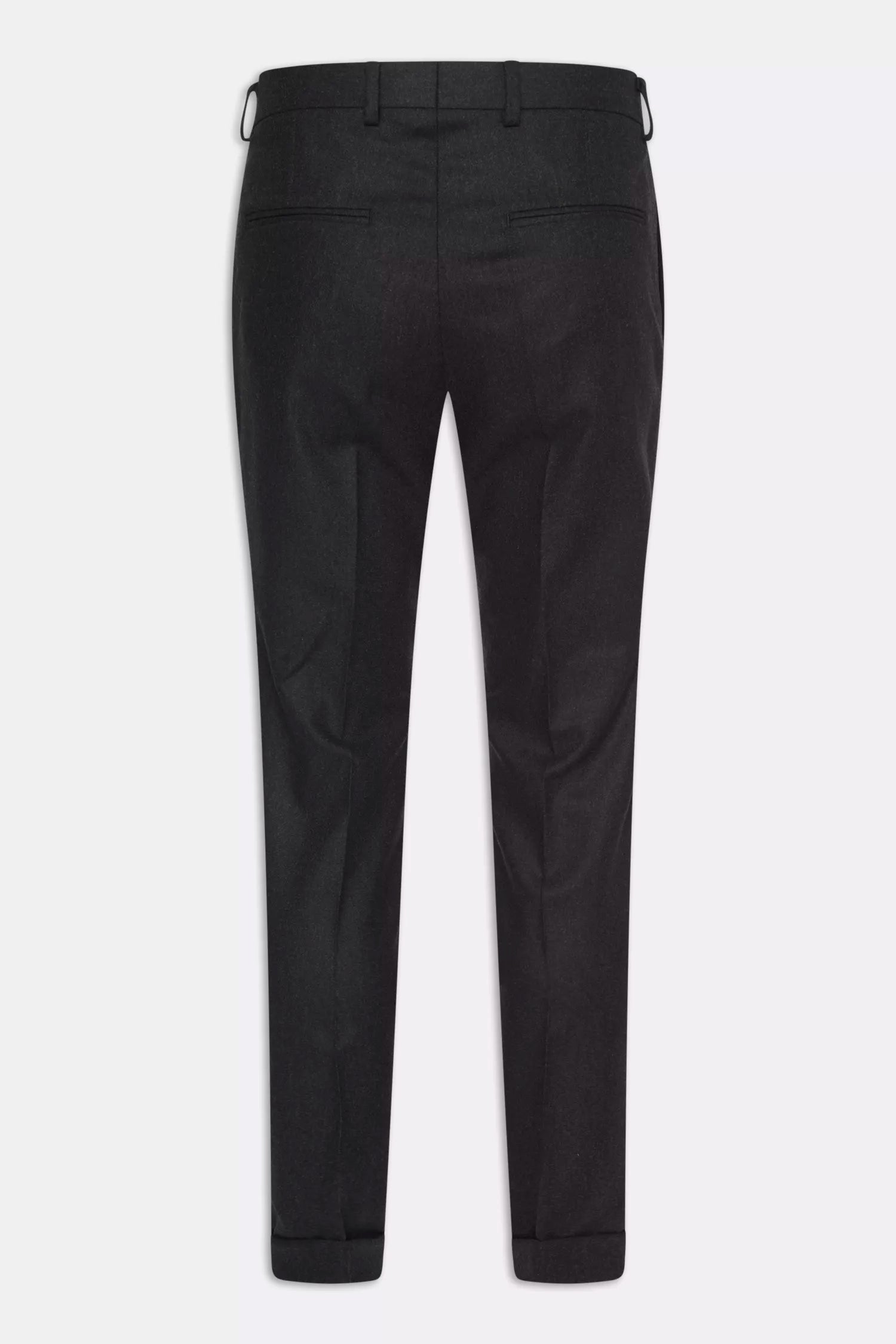 Denz Turn Up Trousers | Dark Brown