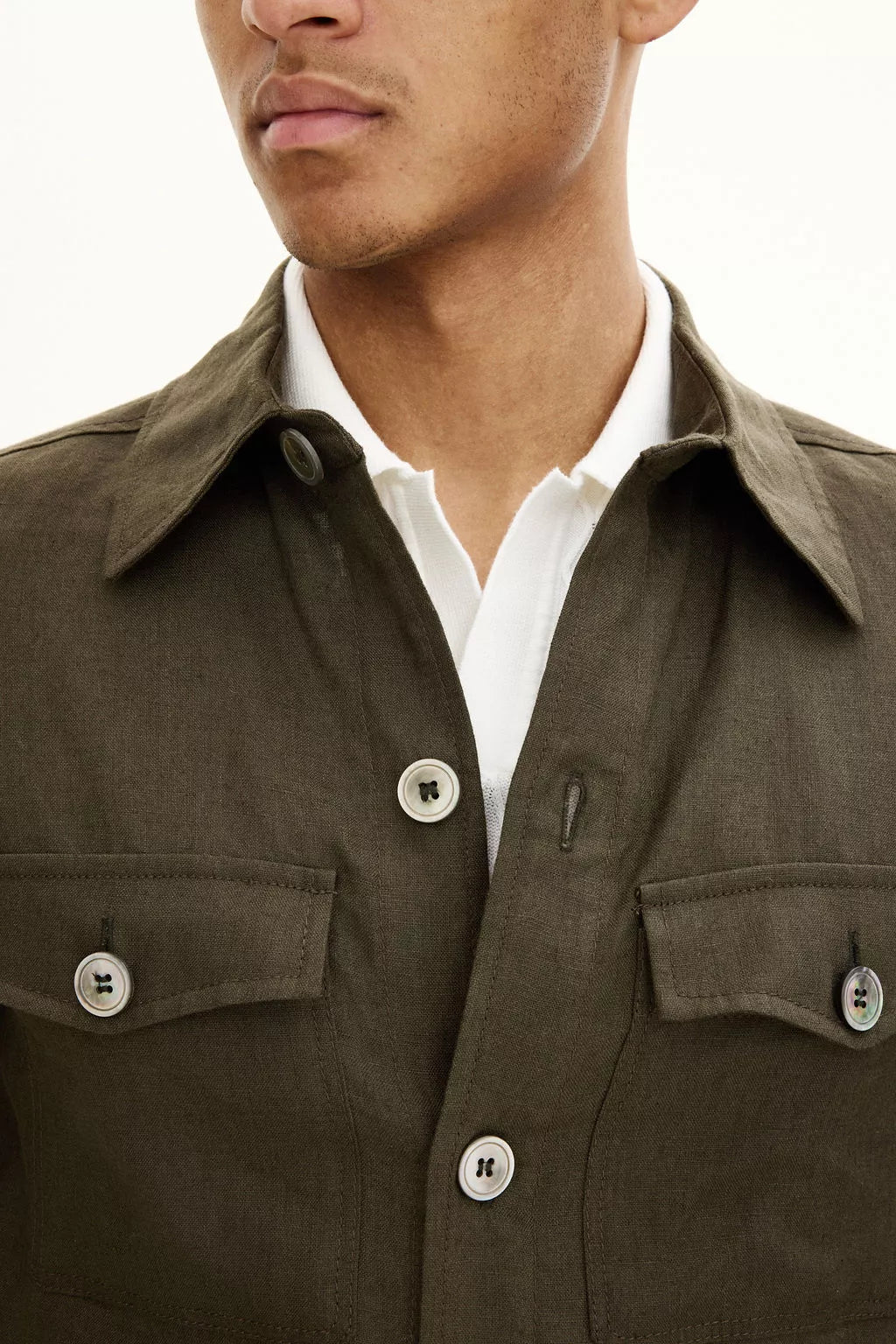 Maverick Overshirt | Green Leaf