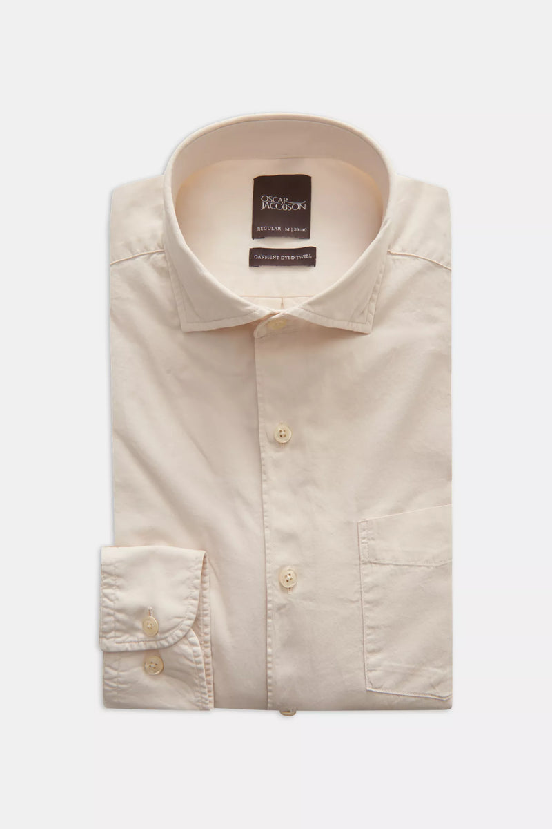 Cut Away Twill Shirt | Orchid White