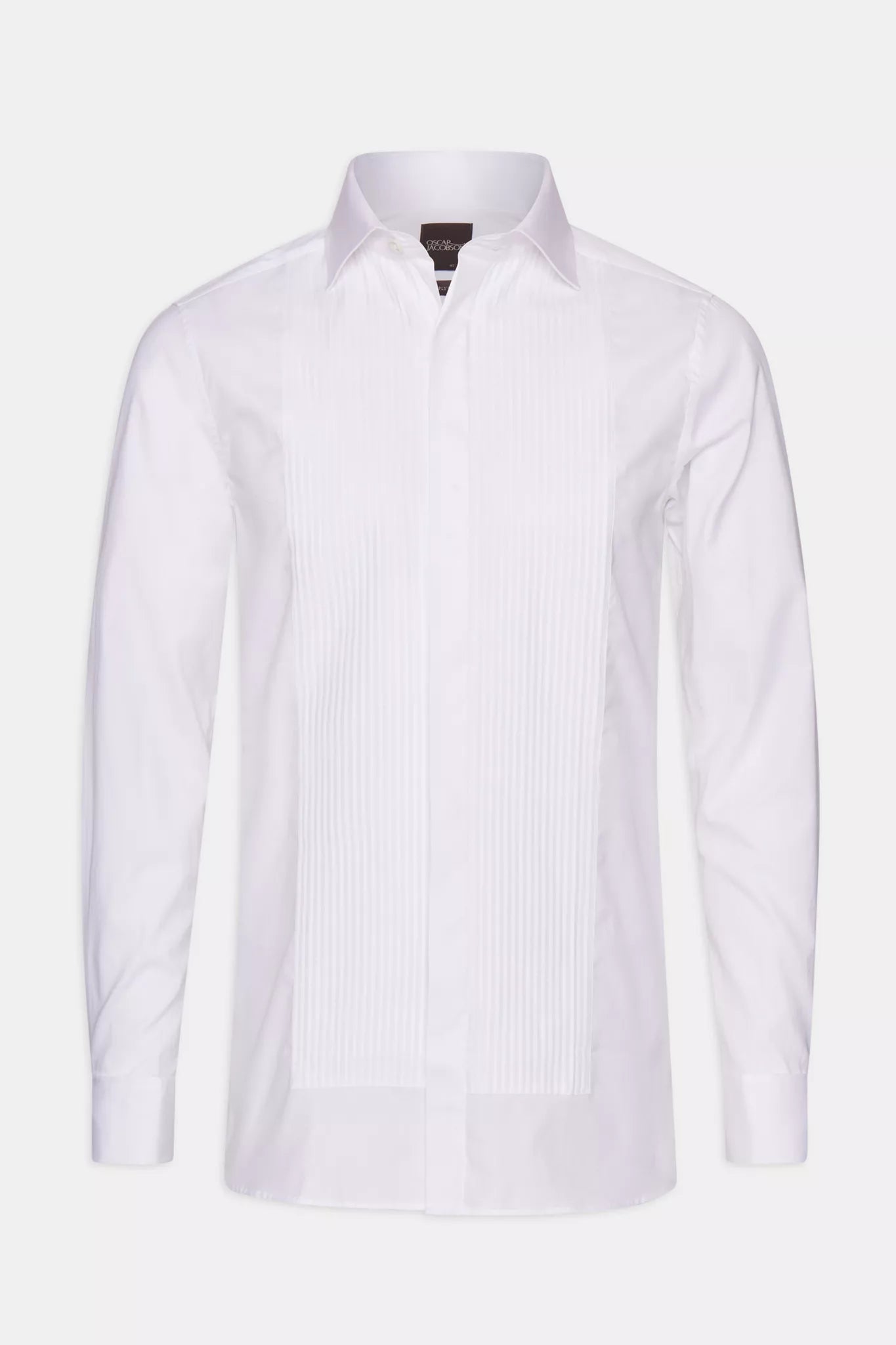 Slim Fit Cut Away Tuxedo Shirt | White