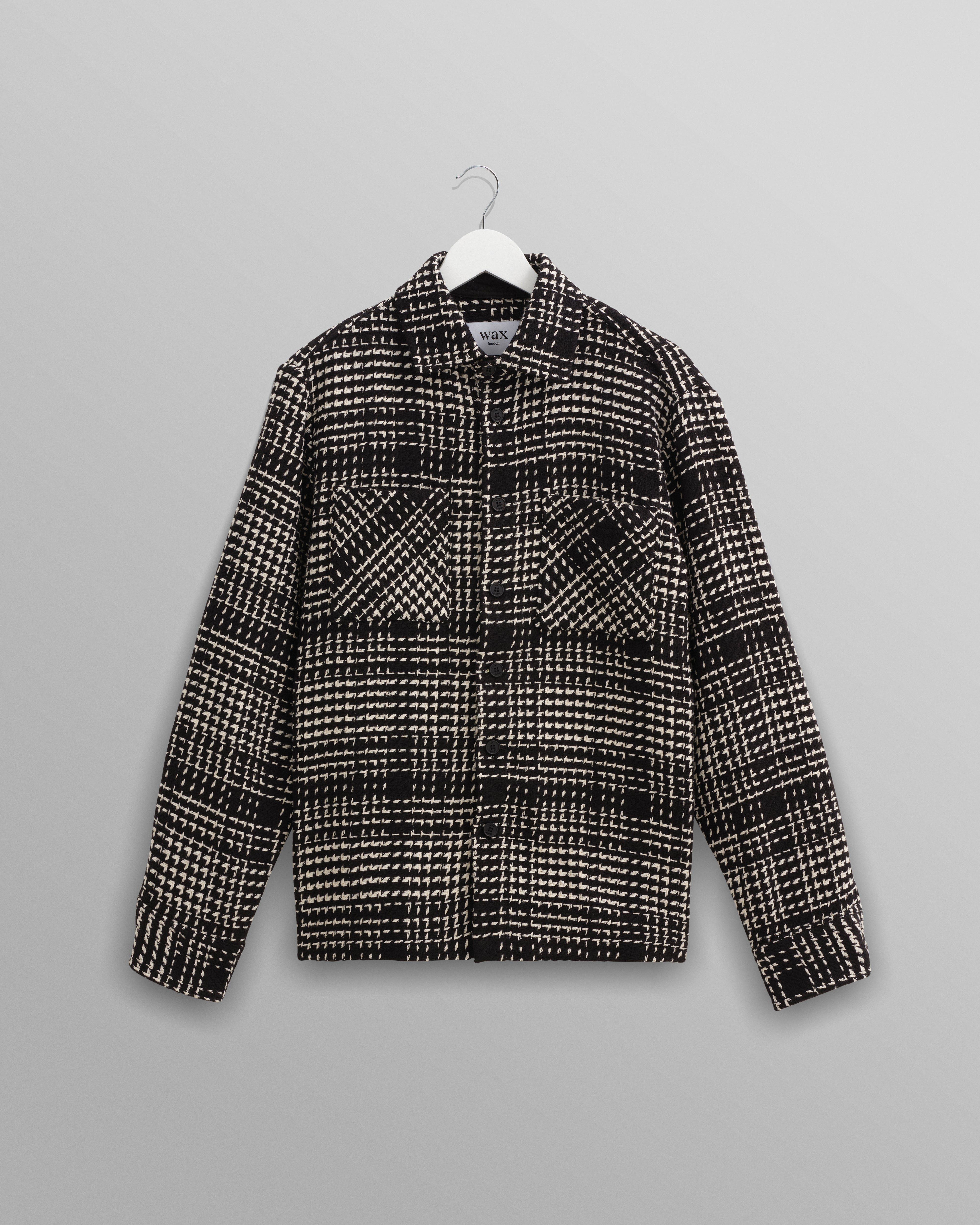 Whiting Overshirt Twin Weave | Black