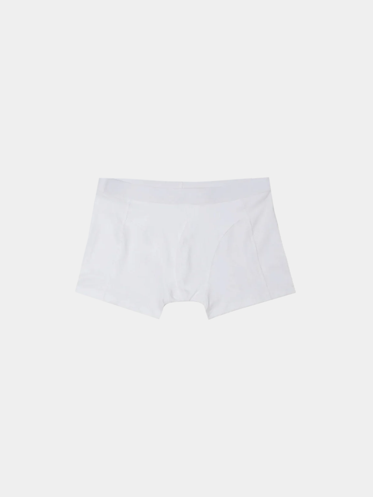 1 Pair Organic Boxers | White