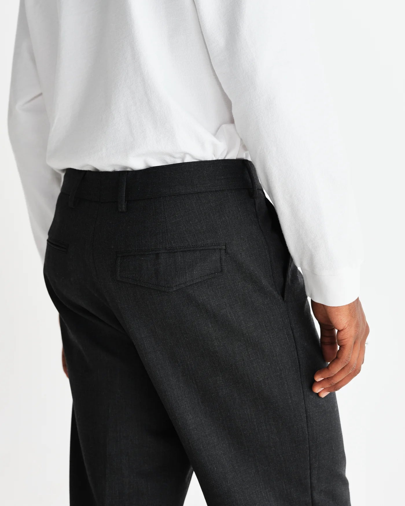 Aubyn Trouser Wool Blend Twill | Charcoal