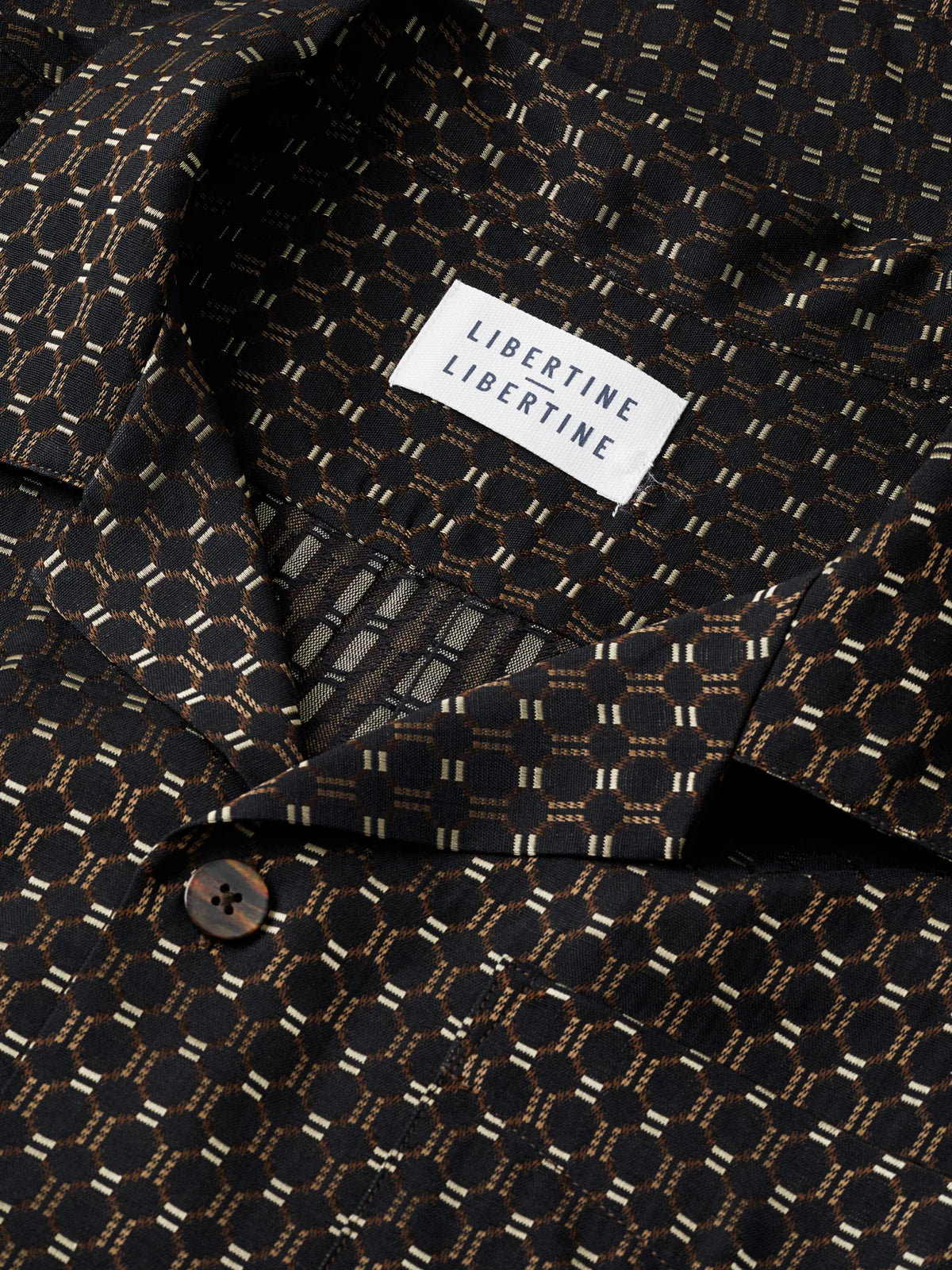 Cave Shirt | Brown Geo