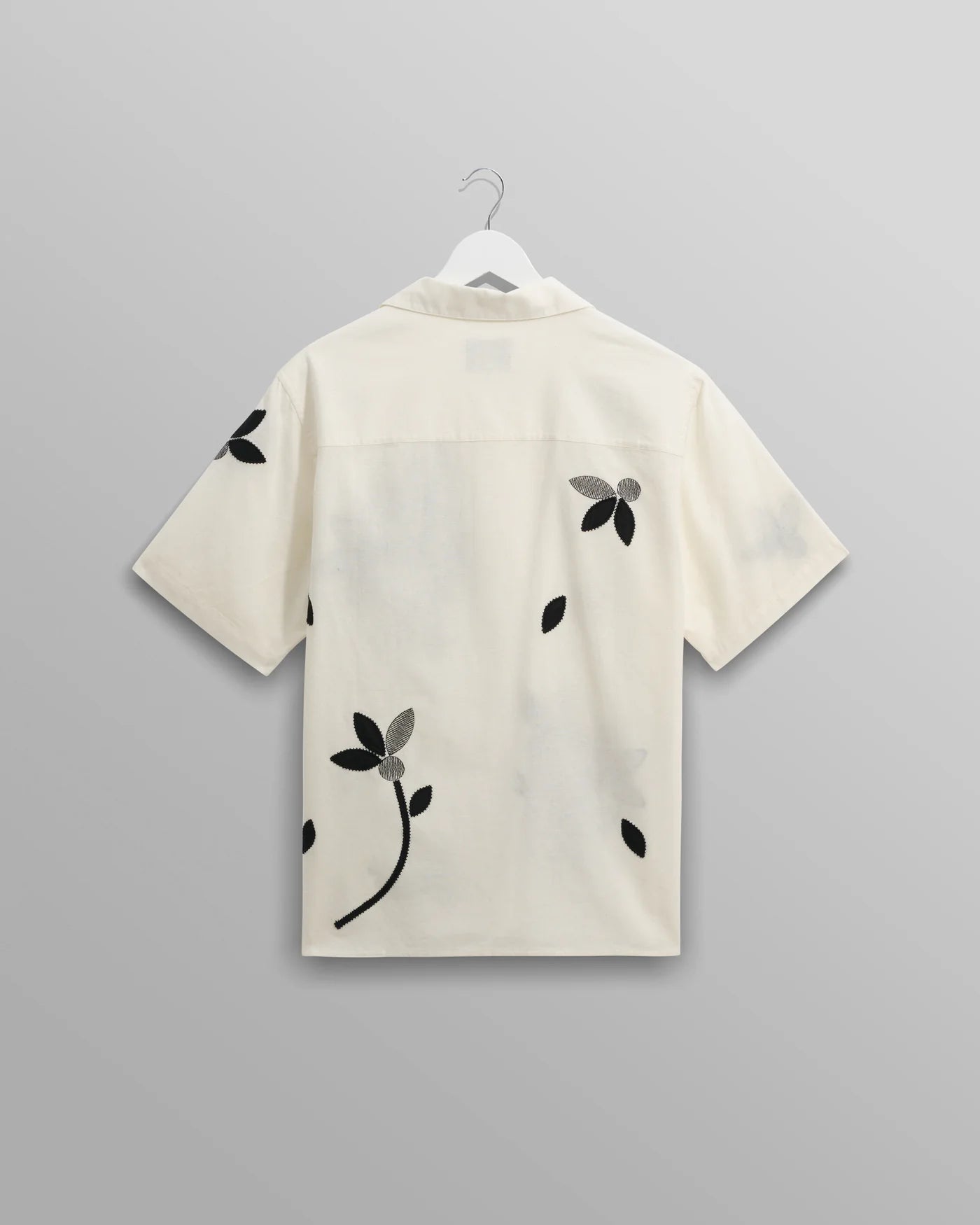 Didcot SS Shirt Bloom Applique Ecru / Black