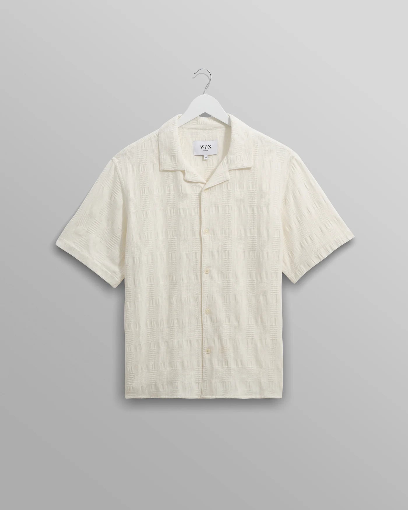 Didcot SS Shirt Seersucker Waffle Ecru