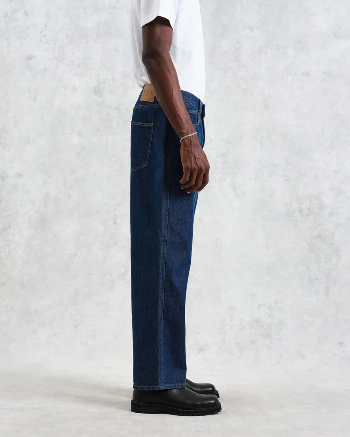 Loose Fit Denim Jeans | Dark Wash