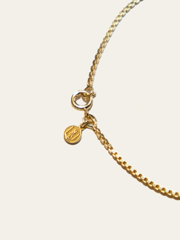 1.45 mm Box Chain Bracelet | Gold Plated