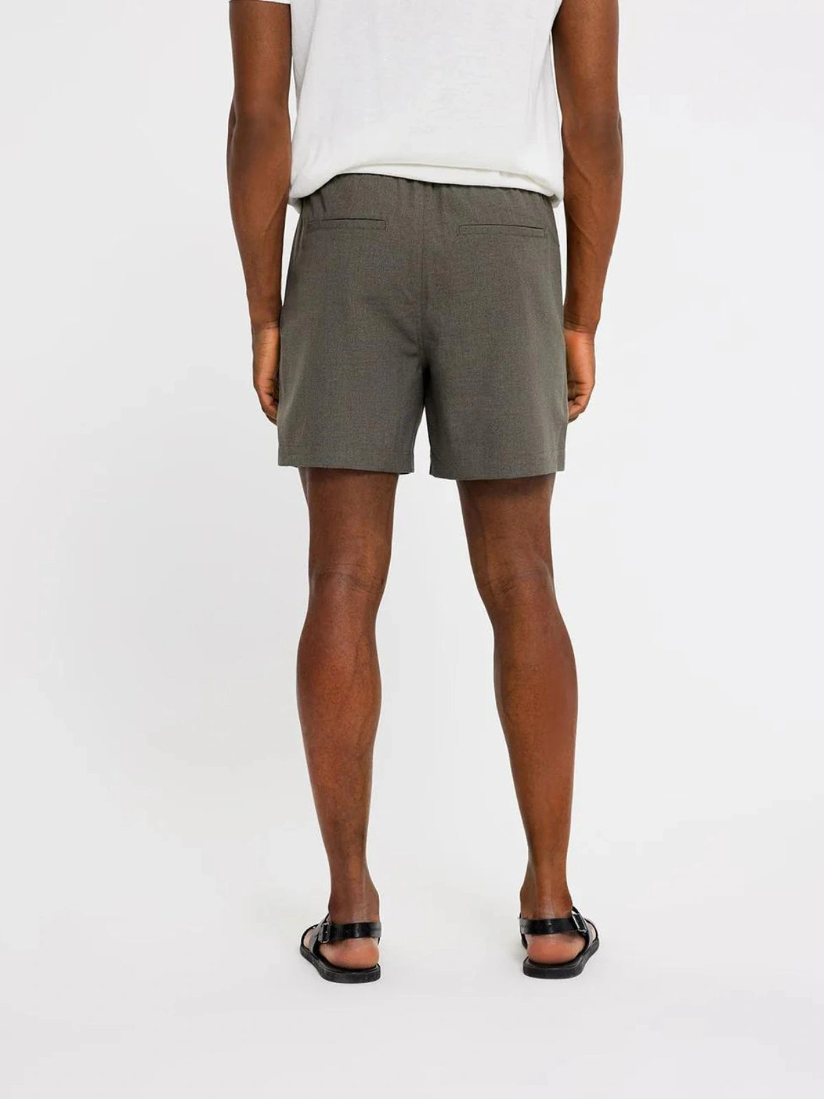 Turi Shorts | Dusty Olive Melange