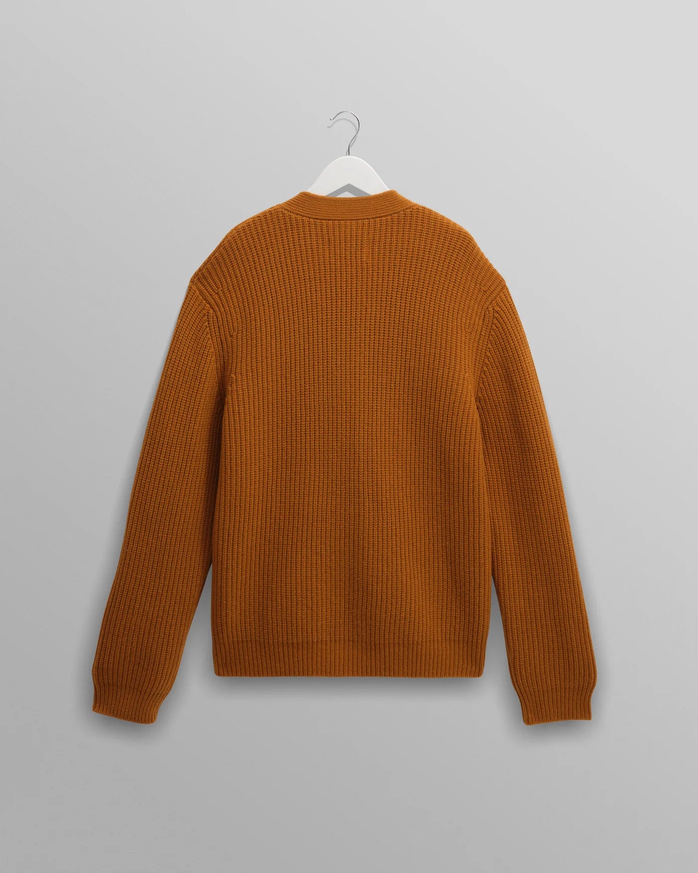 Walker Cardigan Rib Stitch | Ochre