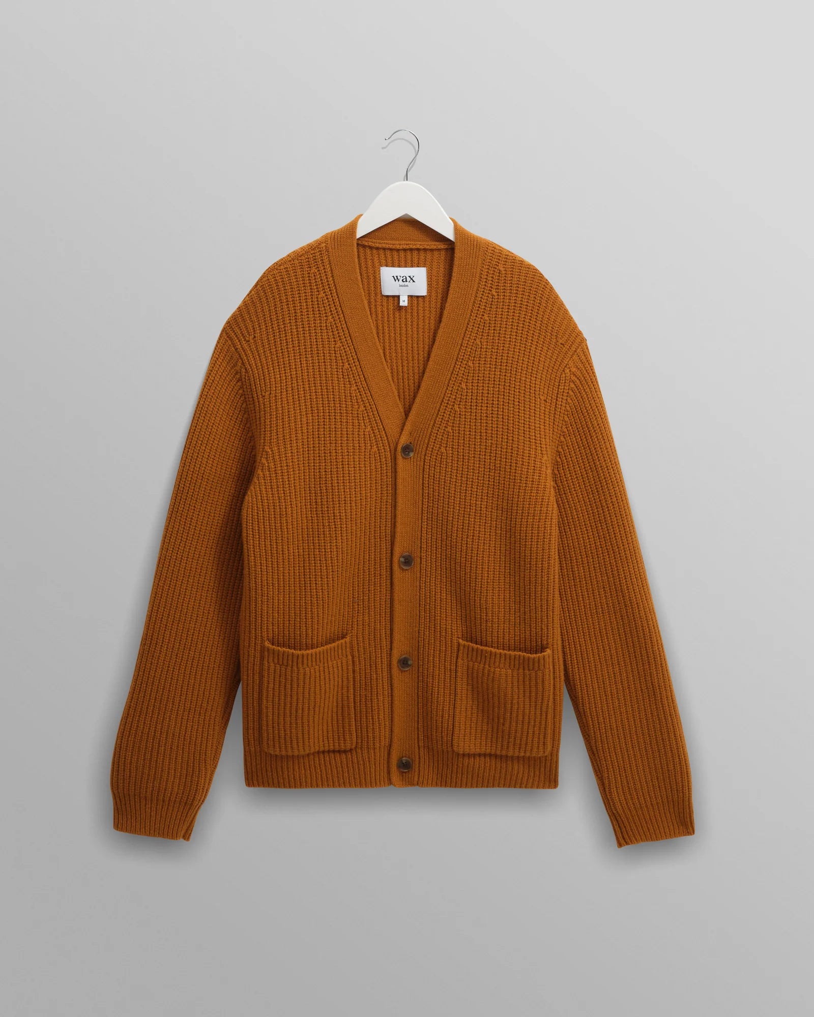 Walker Cardigan Rib Stitch | Ochre