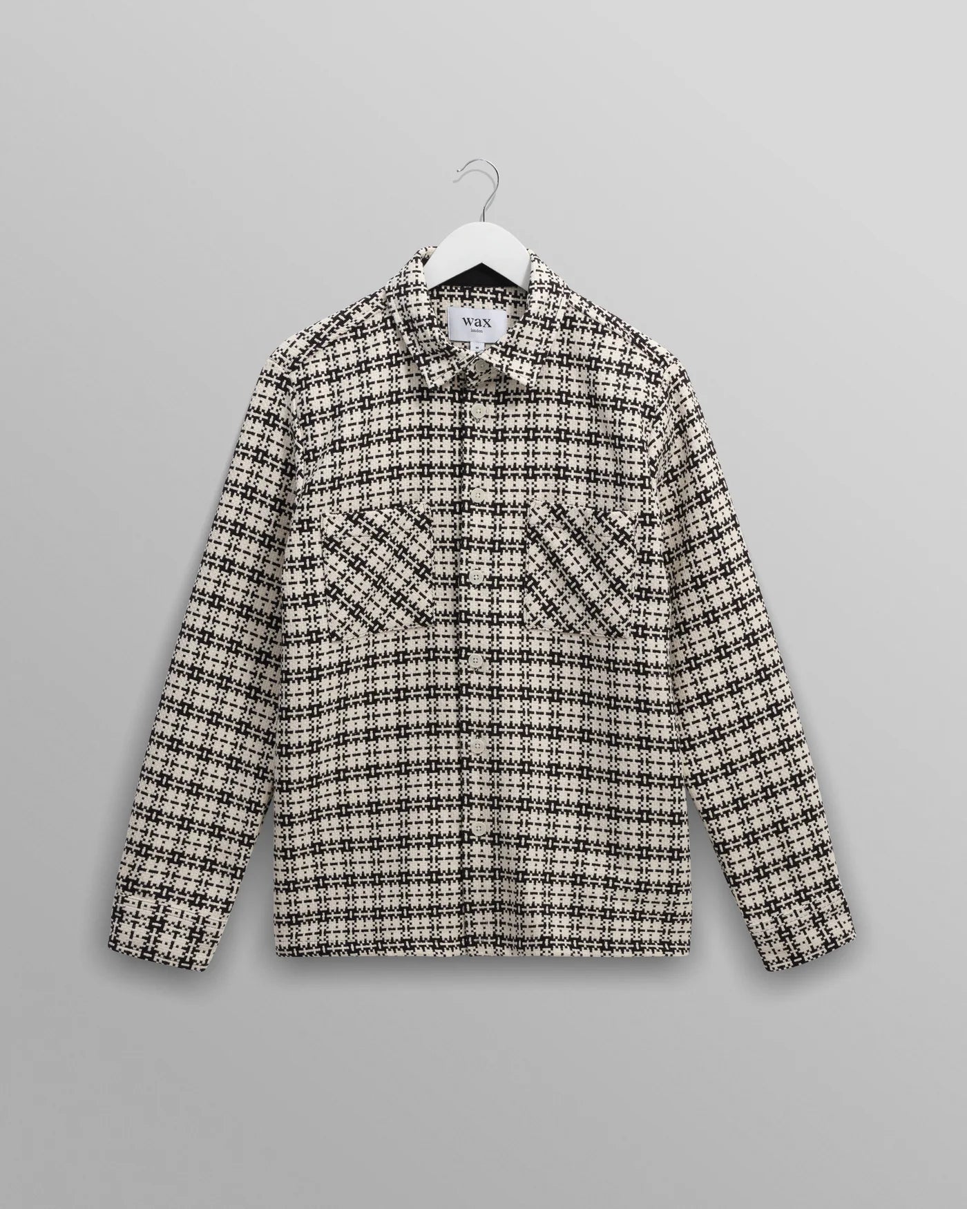 Whiting Yard Overshirt | Black/Ecru