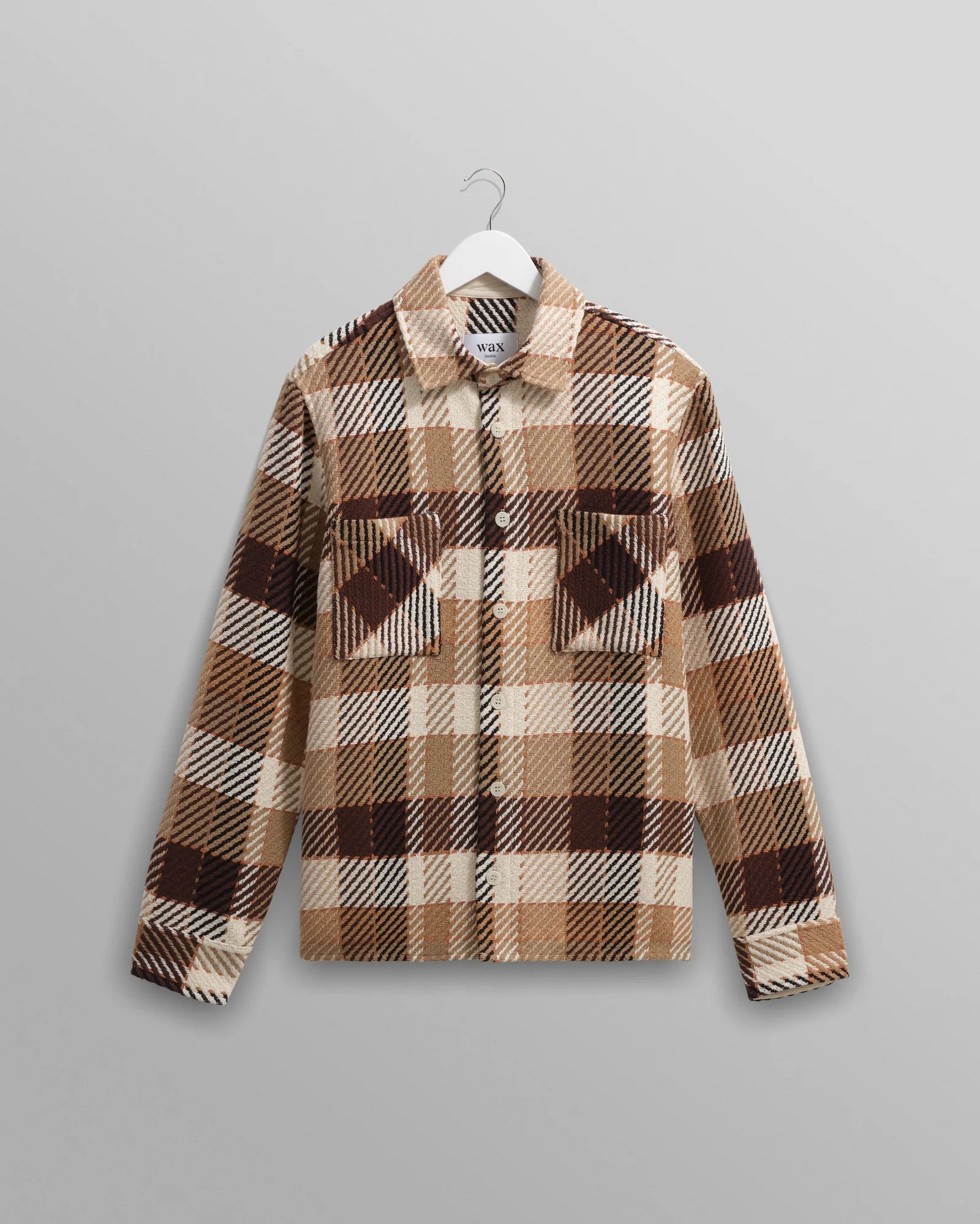 Whiting Overshirt Pike Check Natural / Brown