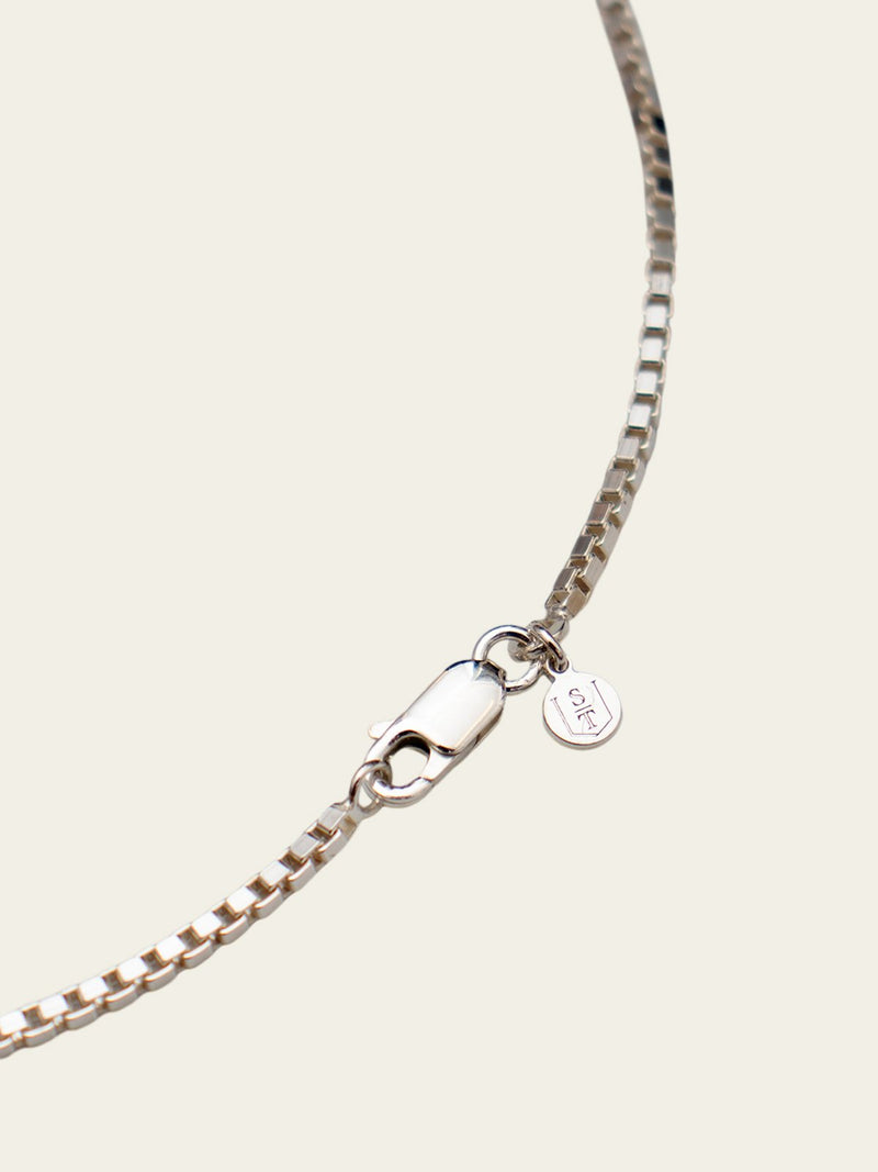 2.2 mm Box Chain Bracelets | Silver