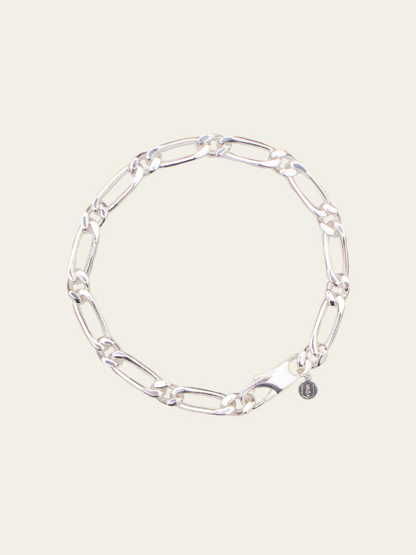 5.6 mm Figaro Bracelets | Silver