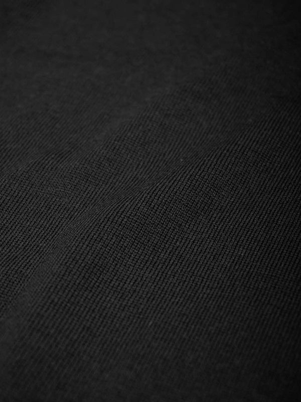 Extrafine Merino Bomber Knit | Black