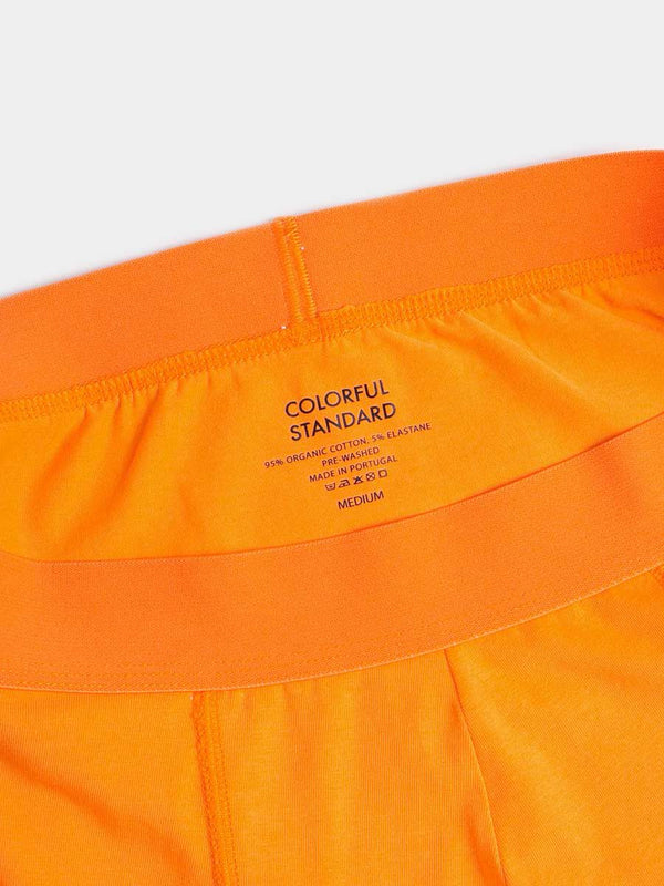 Classic Organic Boxer Briefs | Sunny Orange