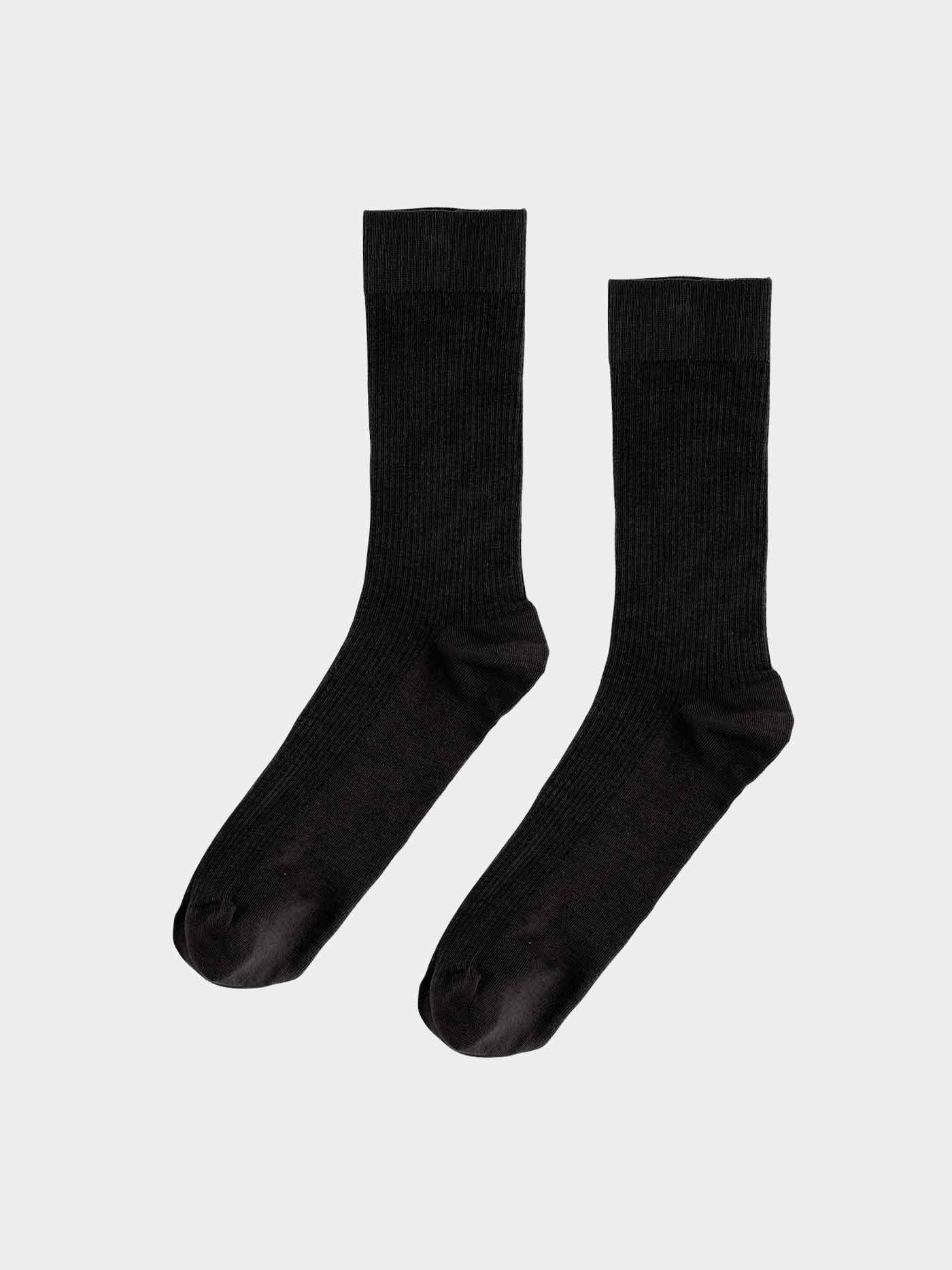 Classic Organic Sock | Deep Black