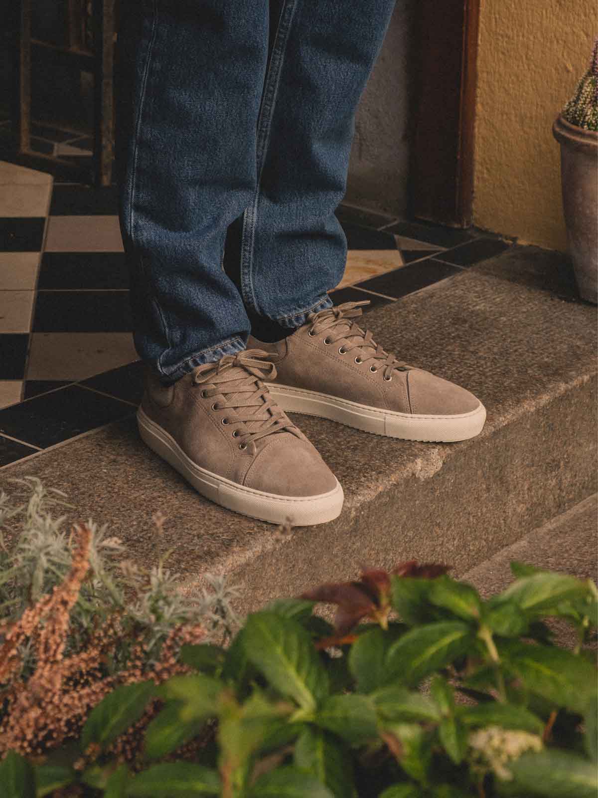 Classic Sneaker | Earth Stone Suede